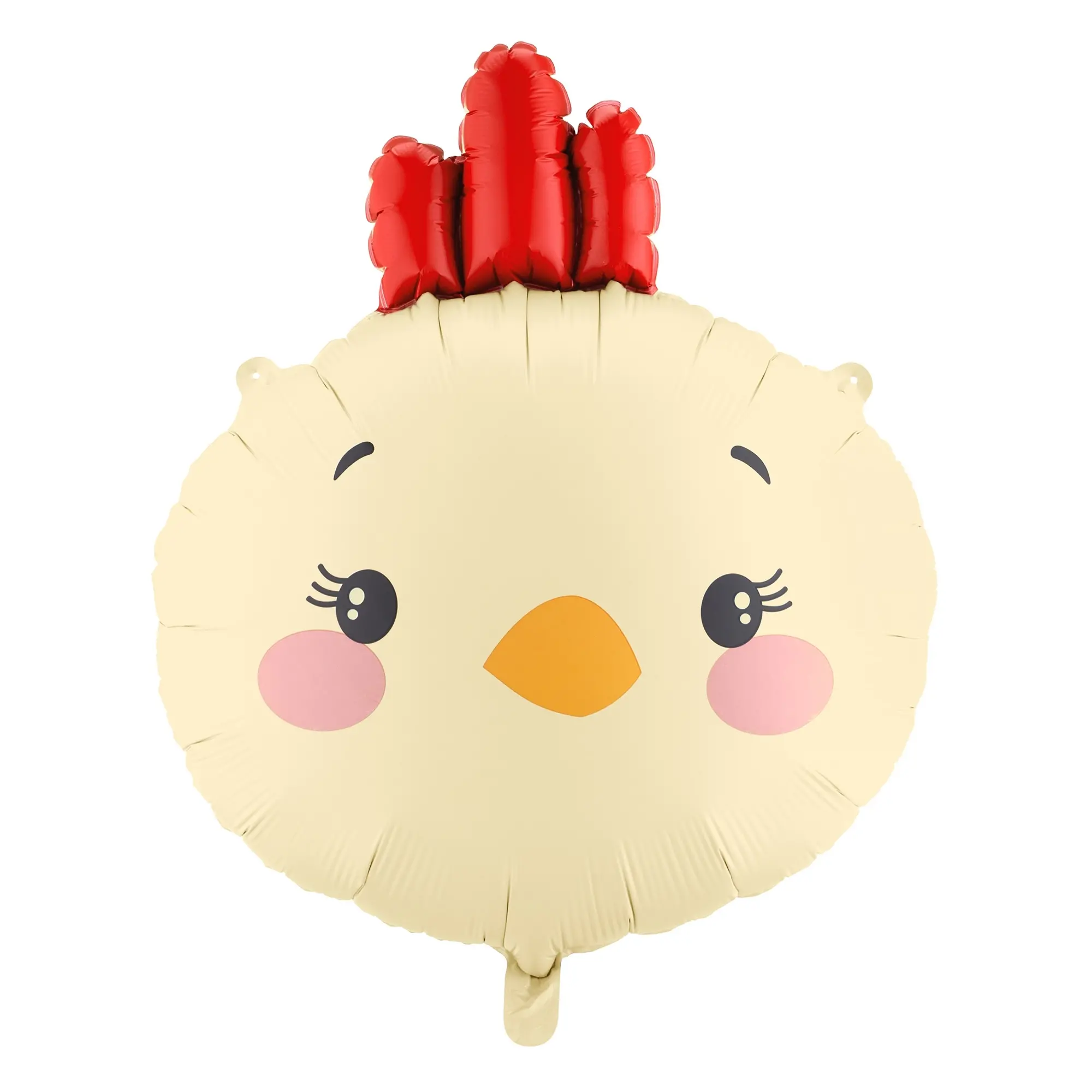Huhn Ballon, Giga Huhn, Luftballon, Gelb, Rosige Wangen