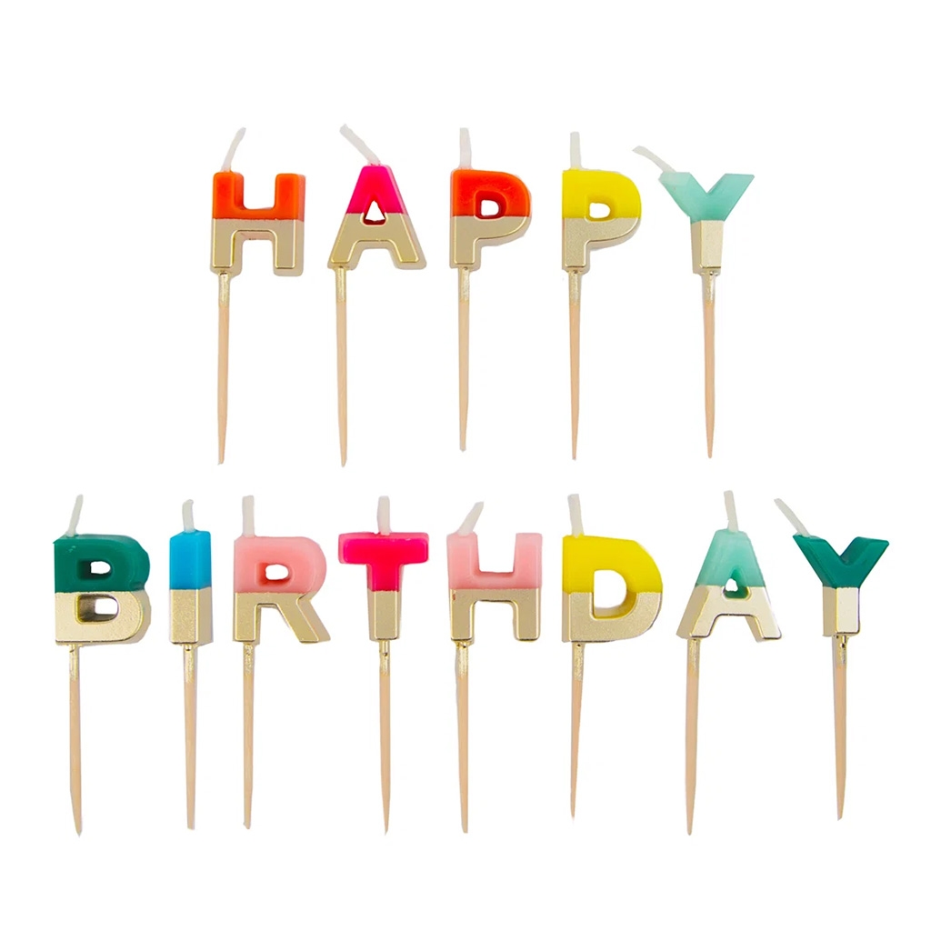kerzen, buchstabenkerzen, geburtstag, mehrfarbig, tortenkerzen