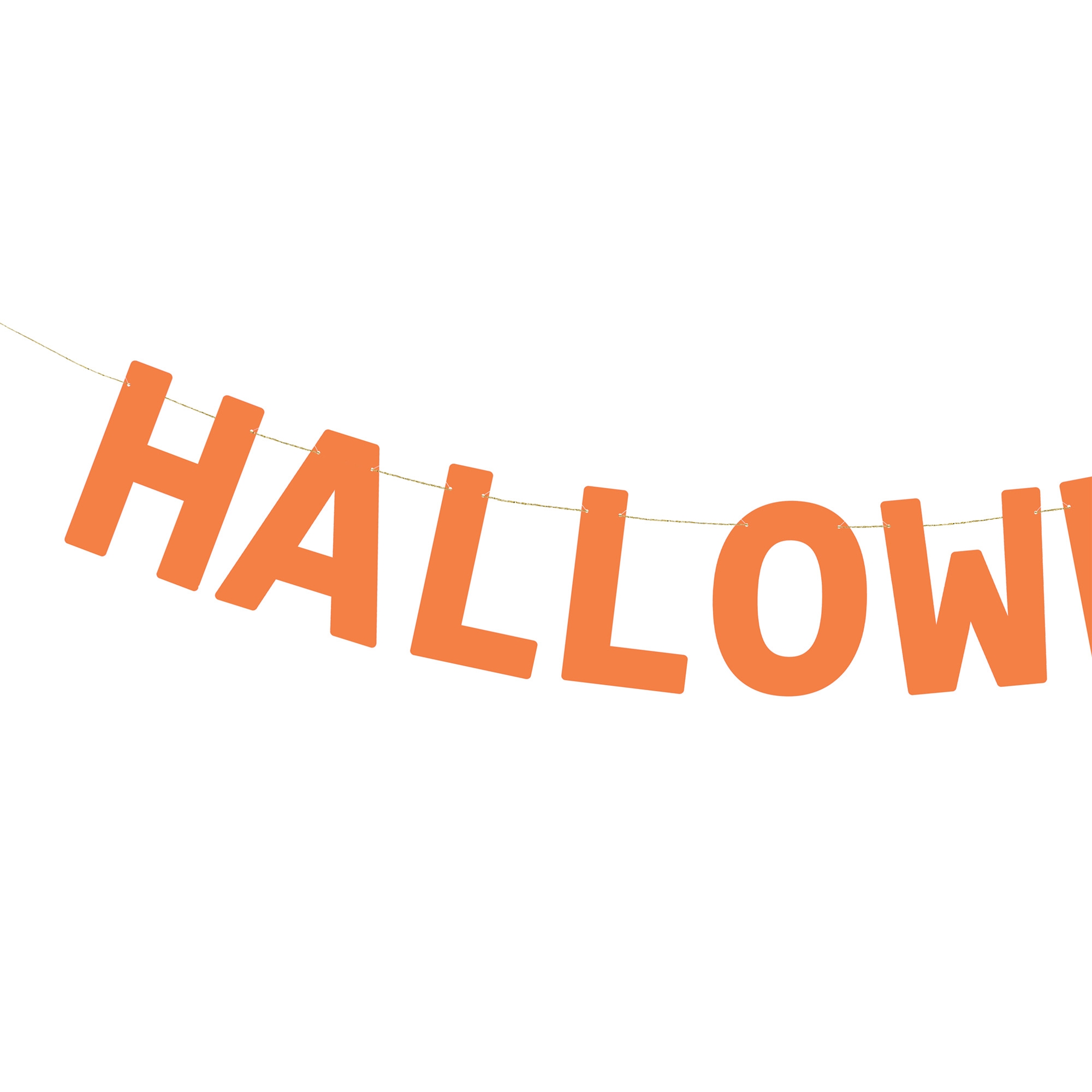 Girlande "Halloween" 2,5m Logo, Text
