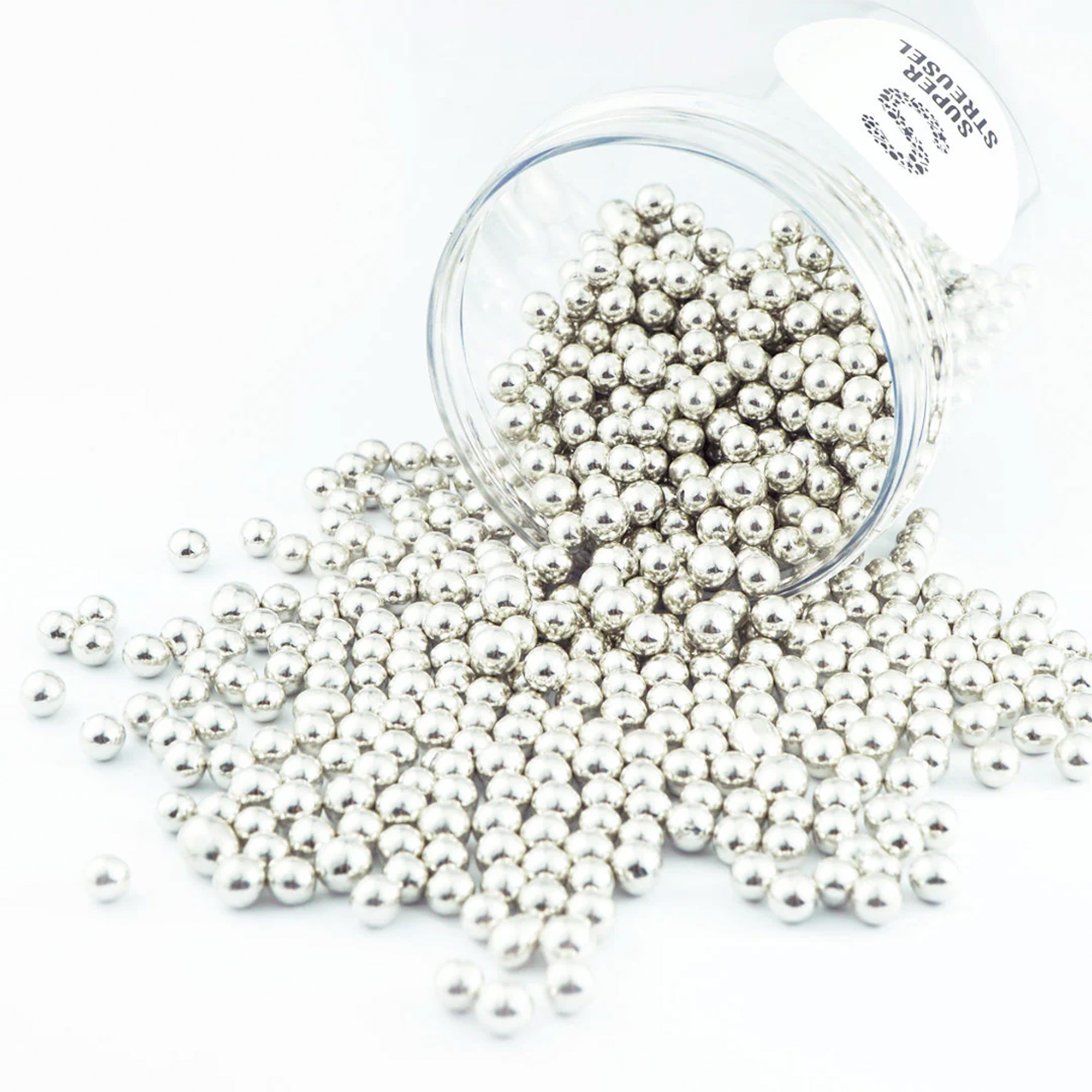 Super Streusel Mini Schokokugeln Silber 150 g Super Streusel Mini Schokokugeln Silber 150 g