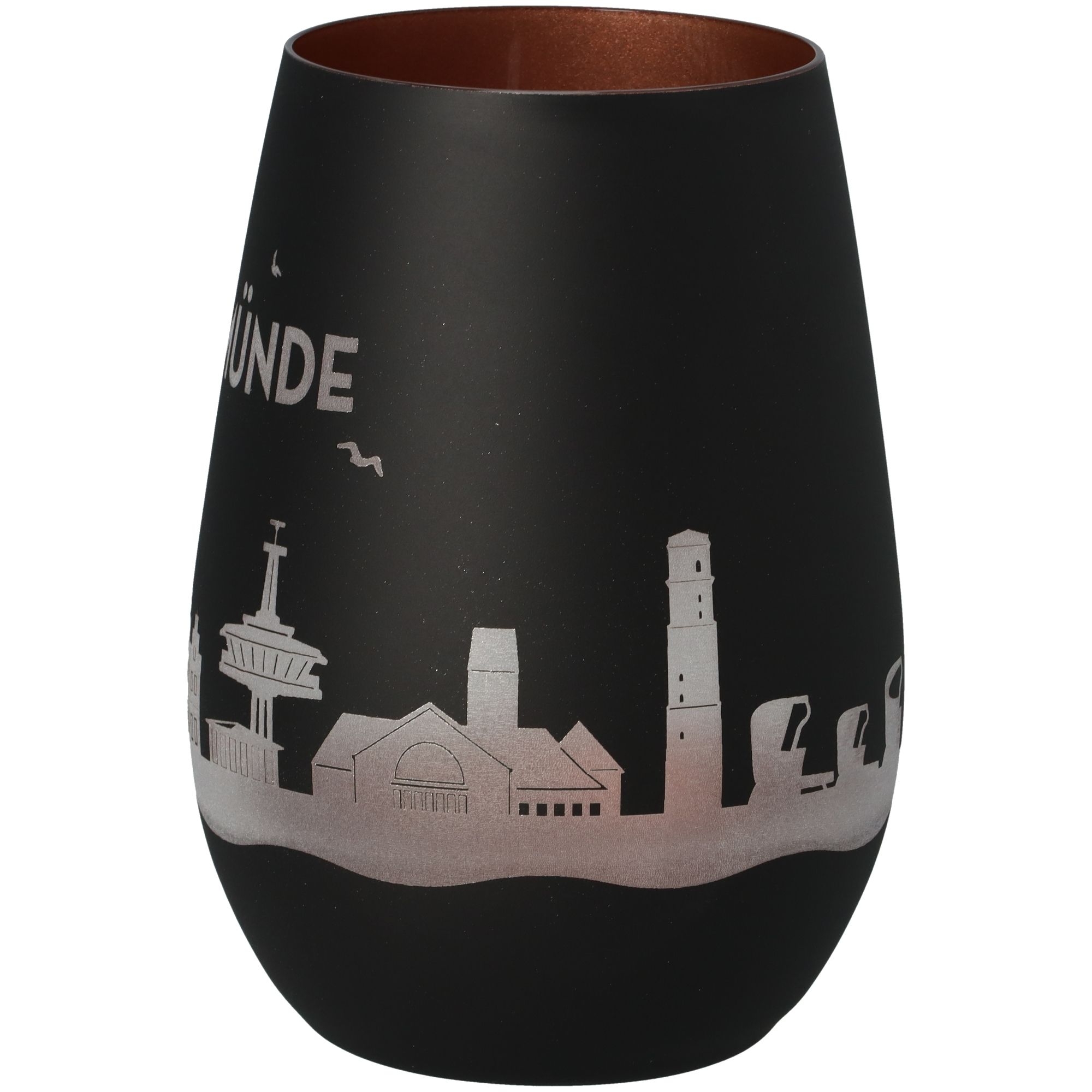 Windlicht Skyline Travemünde Schwarz/Bronze Windlicht Skyline Travemünde Schwarz/Bronze