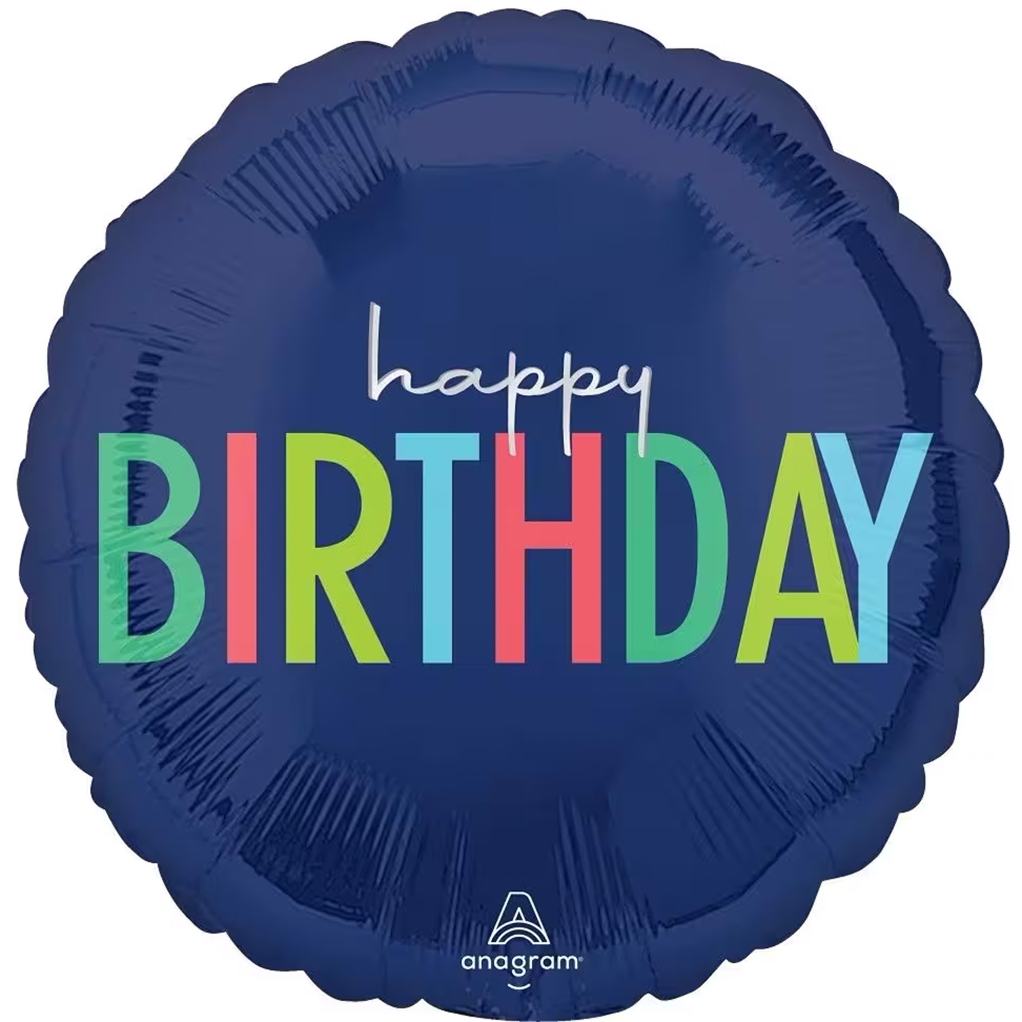 Folienballon "Modern Birthday" 45cm Bekleidung, Bademode, Granate, Spielzeug, Frisbee