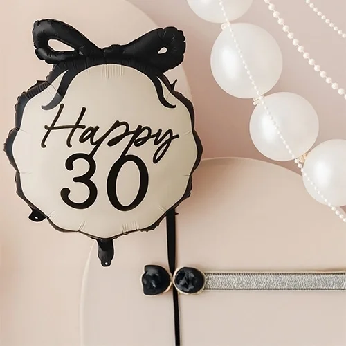 balloon, Happy 30, 30th birthday, celebration, balloon decor