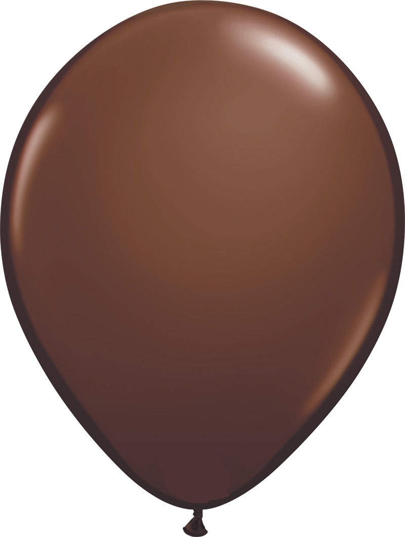 Qualatex Latexballon Chocolate Brown Ø 30cm Qualatex Latexballon Chocolate Brown Ø 30cm