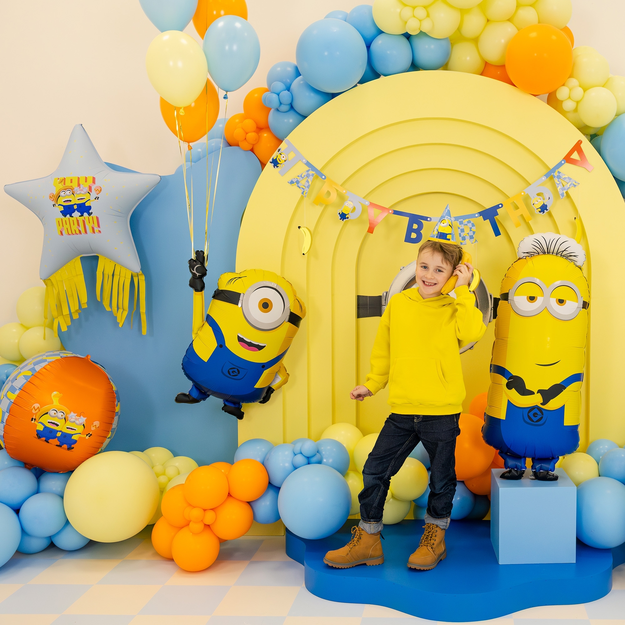 Minion, Ballon, Geburtstag, Dekoration, Kinder