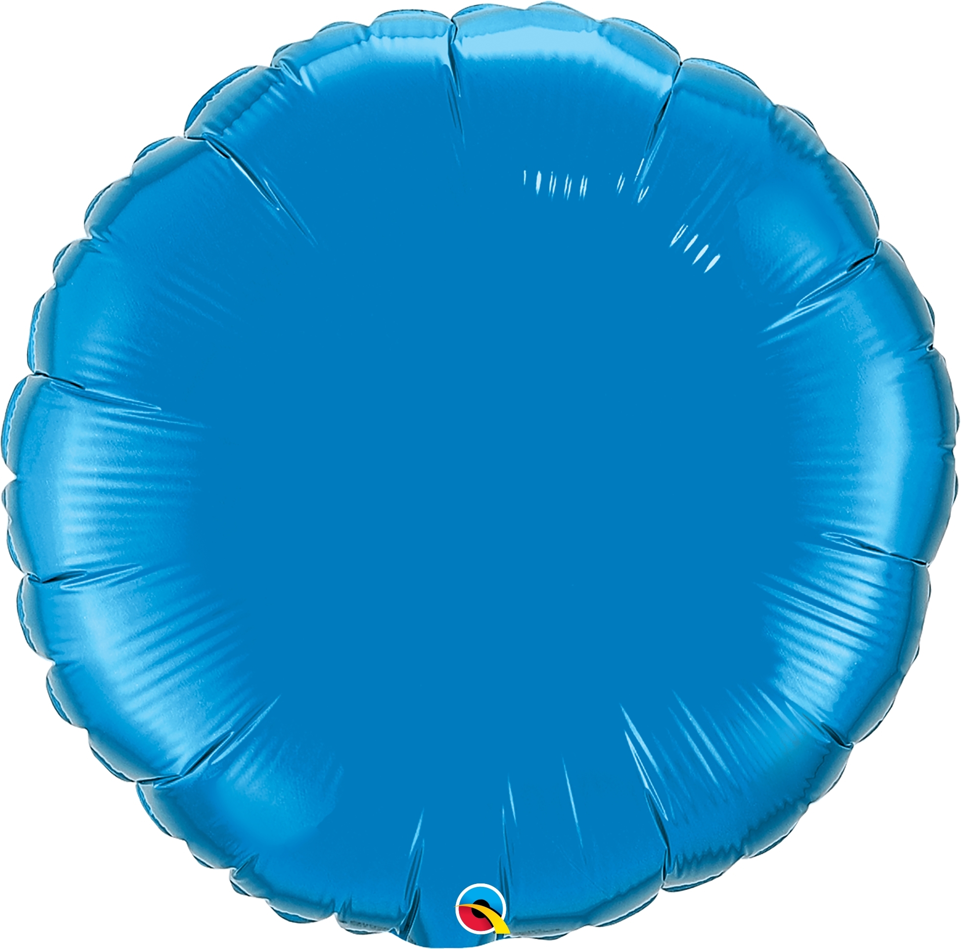 Folienballon Rund Saphirblau 90 cm