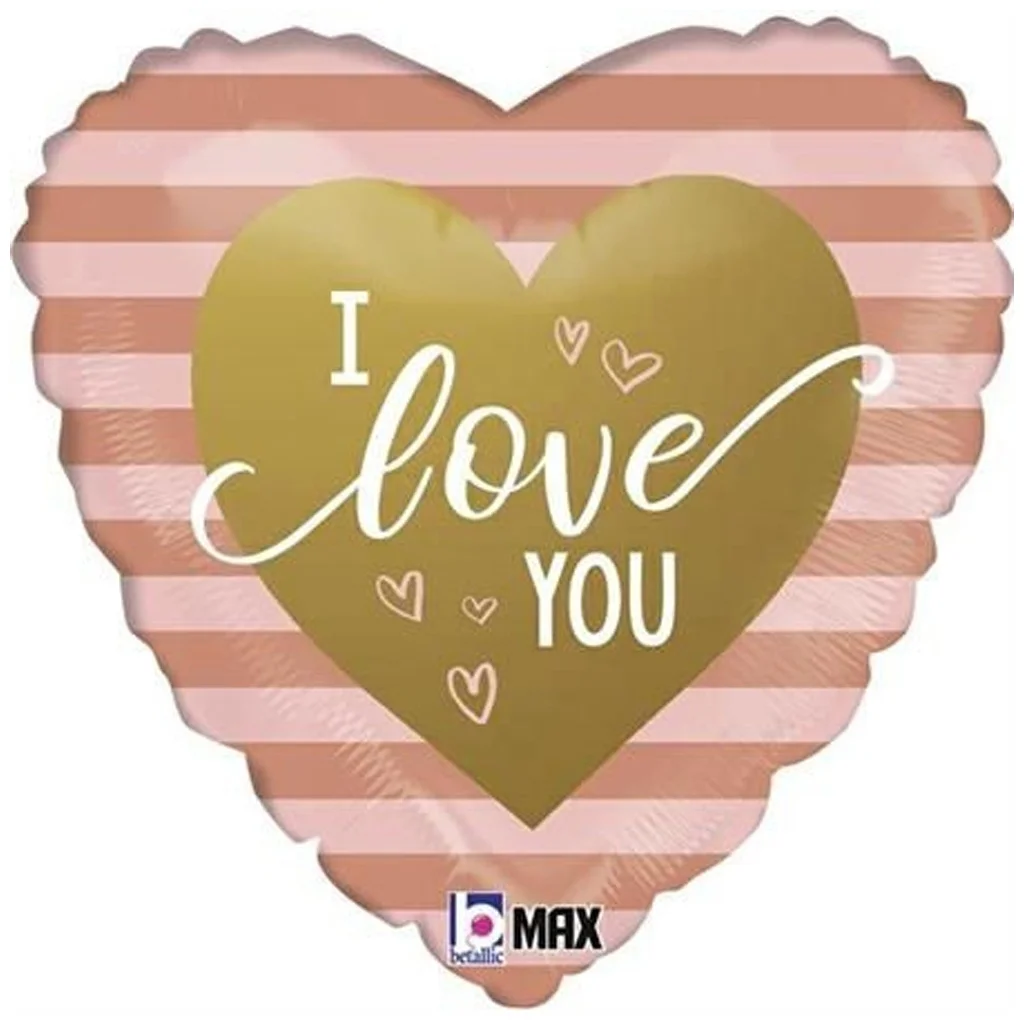 Herzballon, Love you, Love, Herzform, Ballon