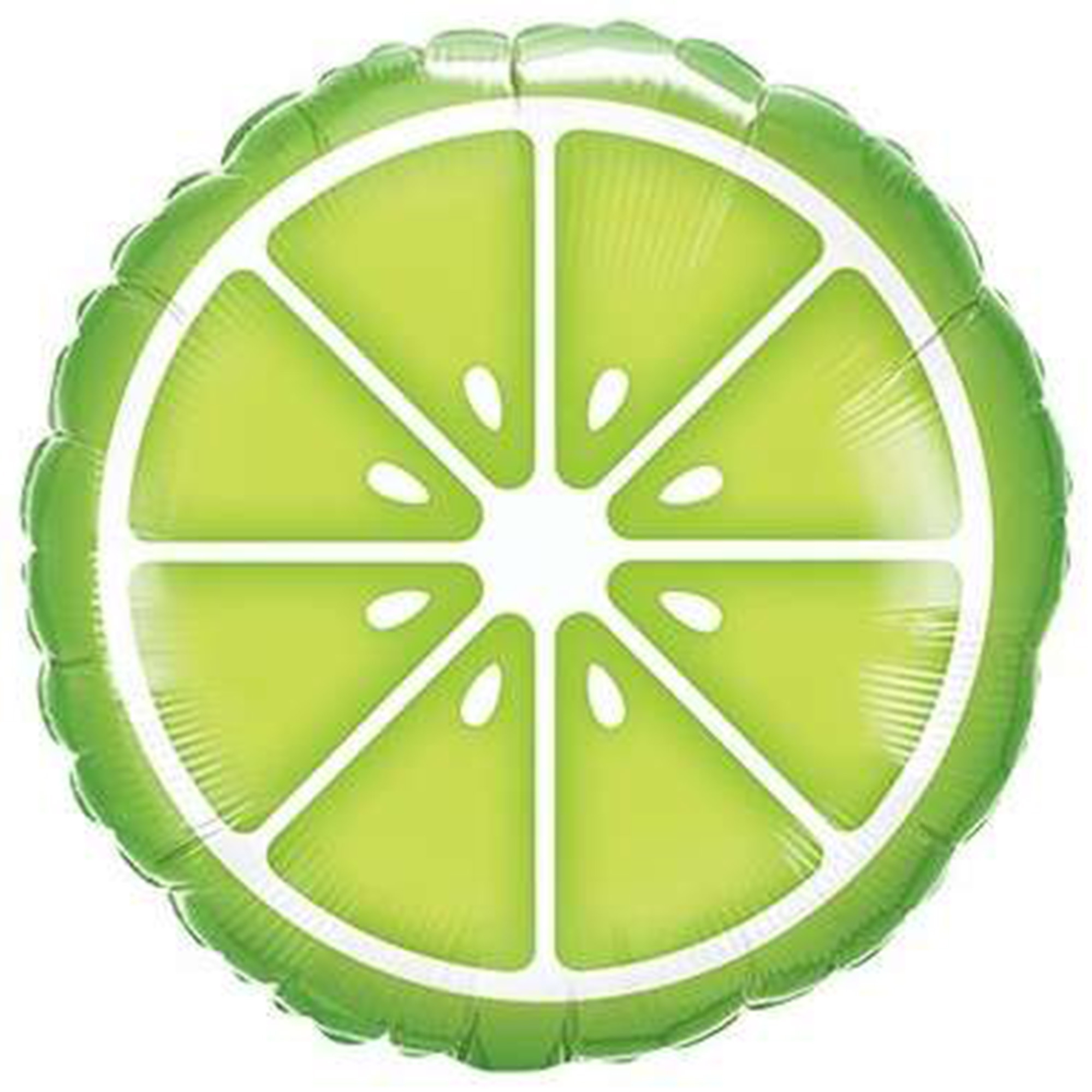 Folienballon "Limette" 45cm Zitrusfrucht, Essen, Obst, Limette, Produzieren