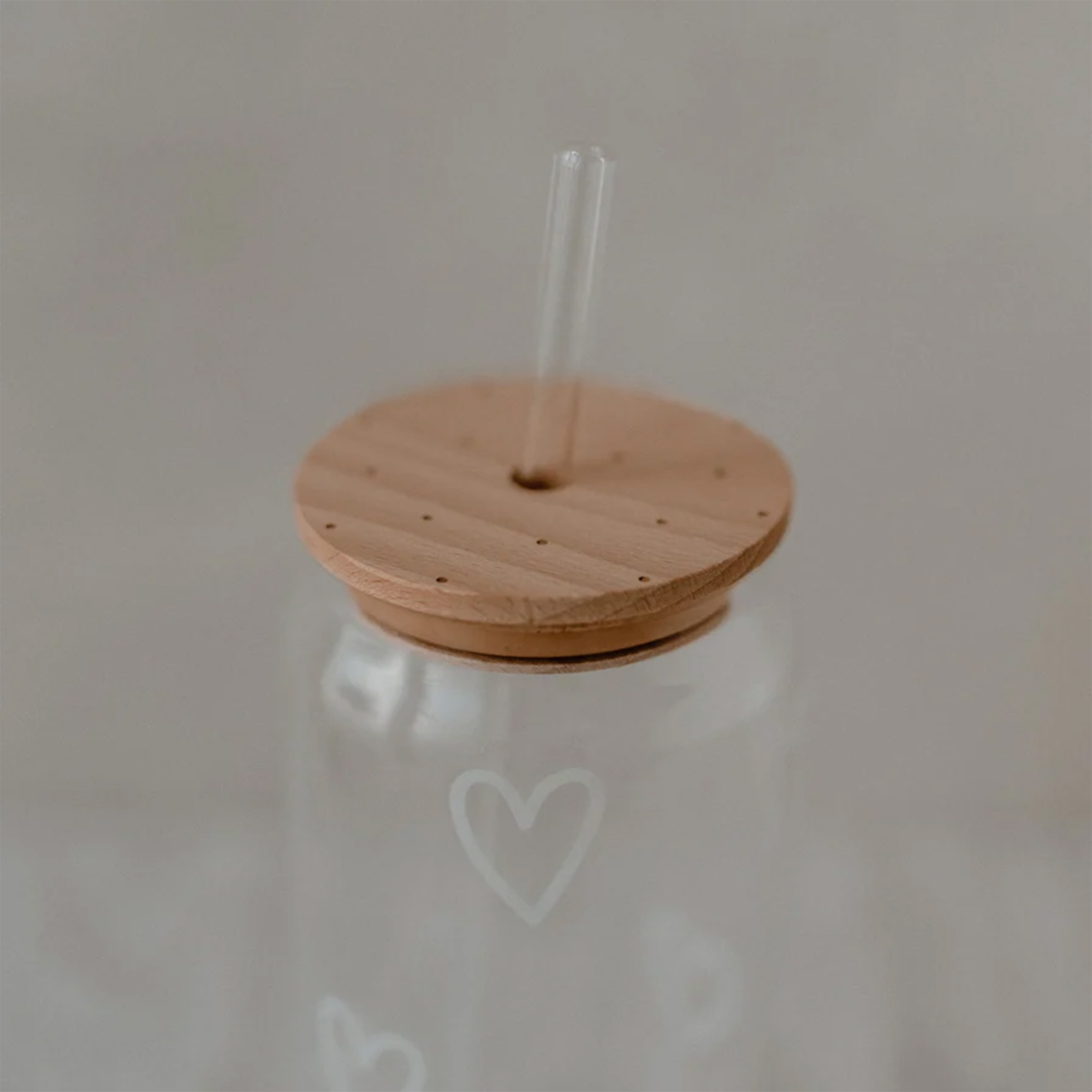 Eulenschnitt - Deckel "Punkte" für Hohes Trinkglas Eulenschnitt - Deckel "Punkte" für Hohes Trinkglas