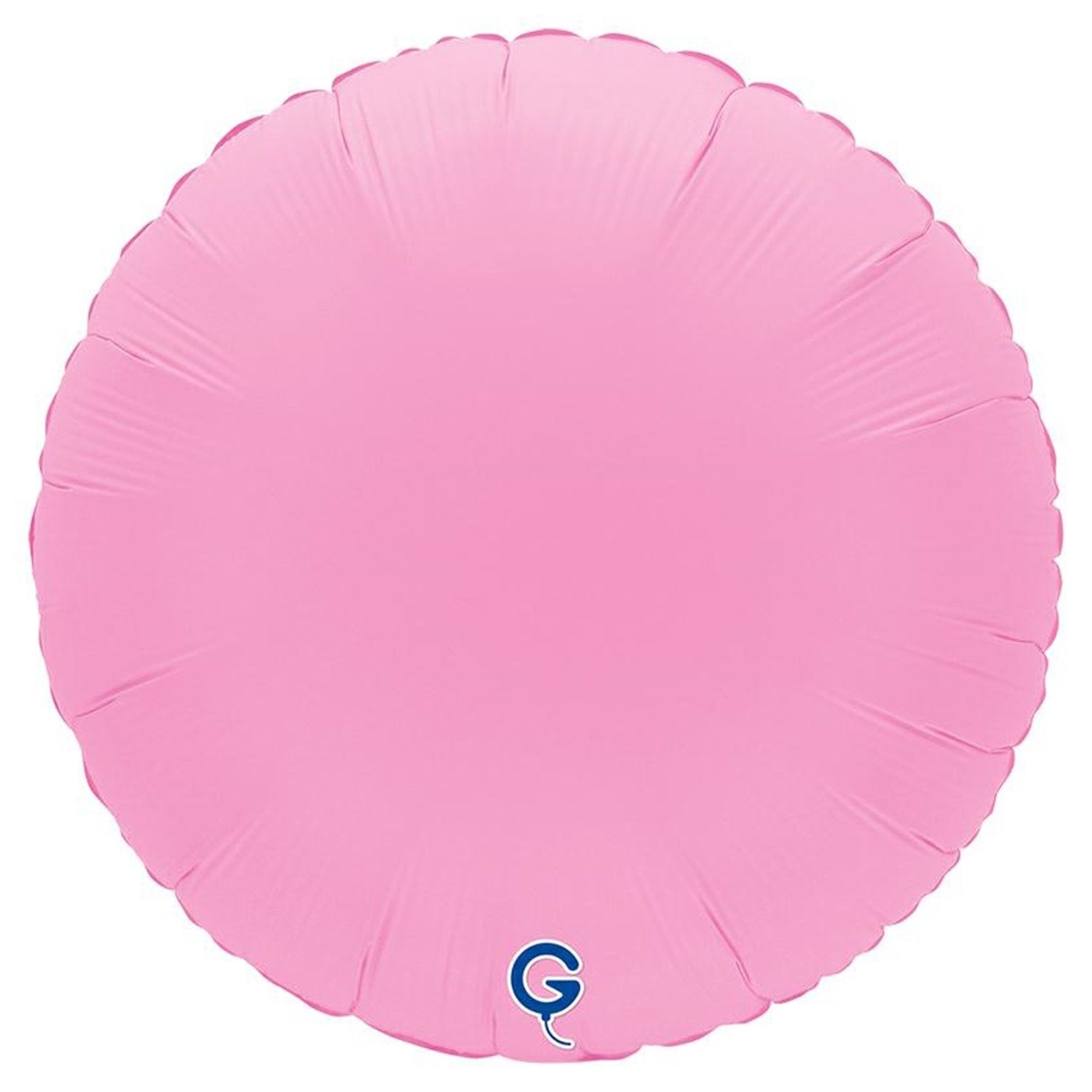 Folienballon Rund Soft Matte Sakura Pink 45cm pink, rund, Ballon, aufblasbar, Kissen