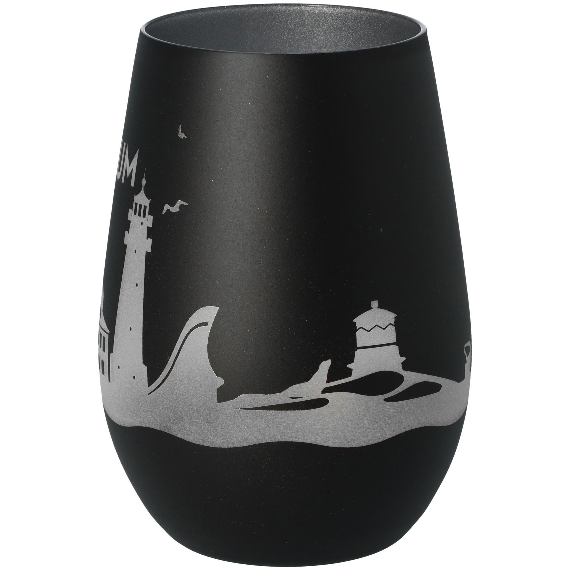 Windlicht Skyline Büsum Schwarz/Silber Windlicht Skyline Büsum Schwarz/Silber