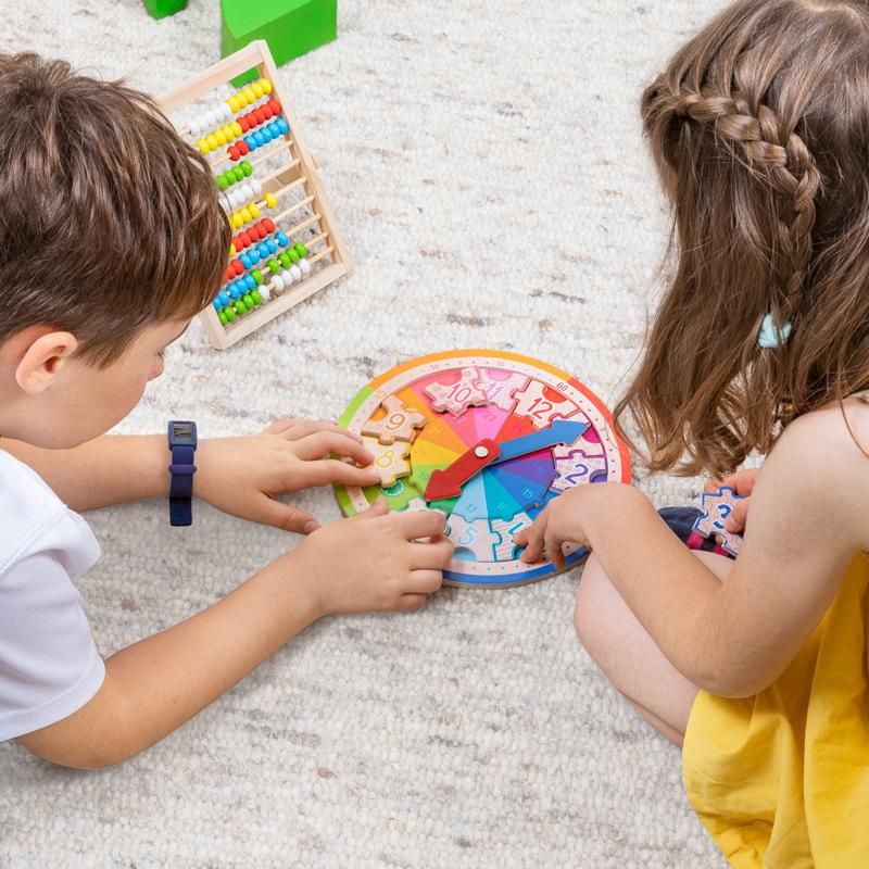 Lernuhr Holzpuzzle Lernuhr Holzpuzzle