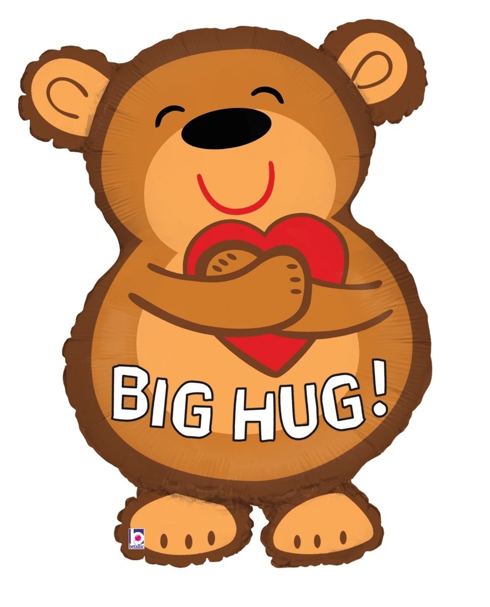 Folienballon "Big Hug" Teddy 71cm