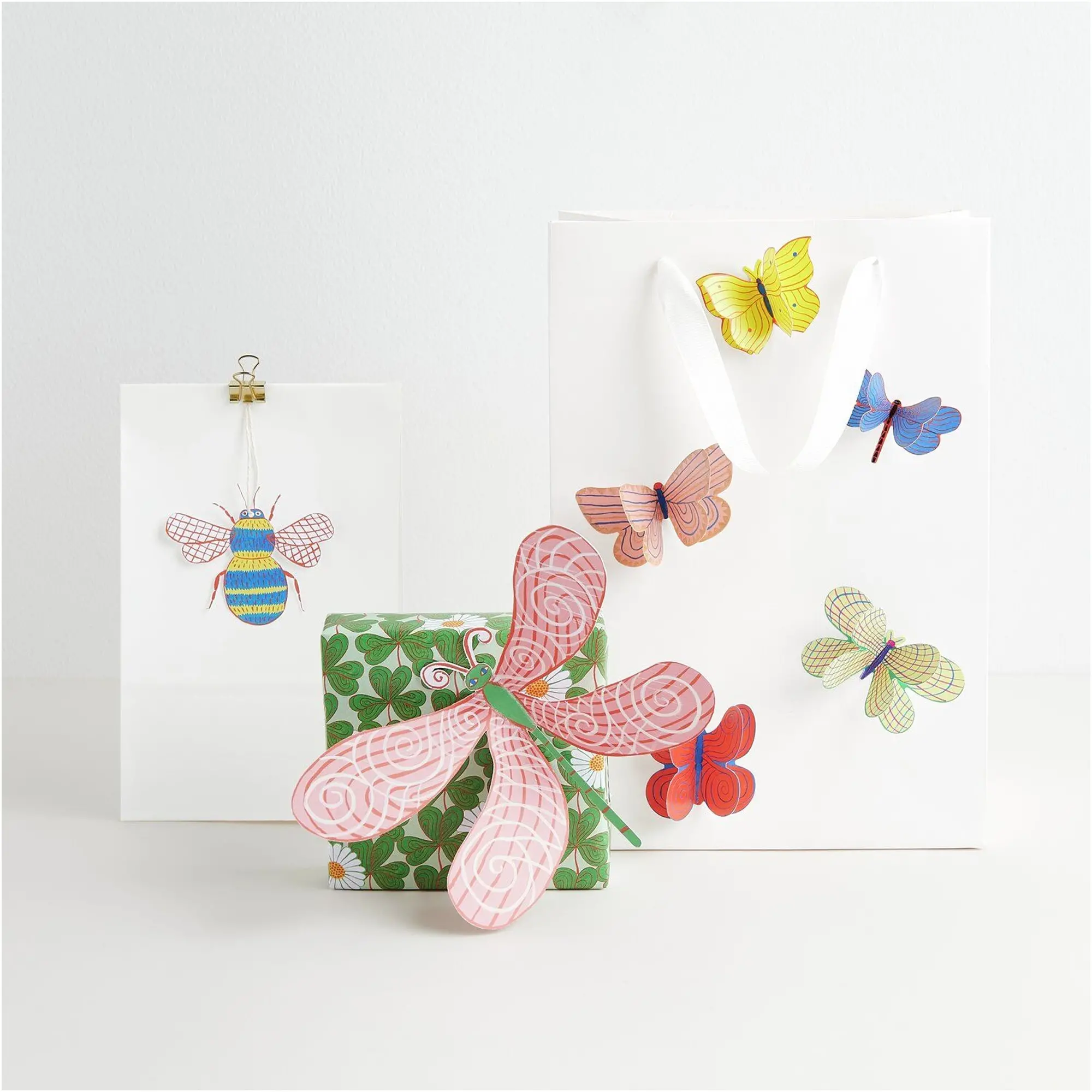 Briefumschlag, Grußkarte, Post, Ohrring, Schmuck