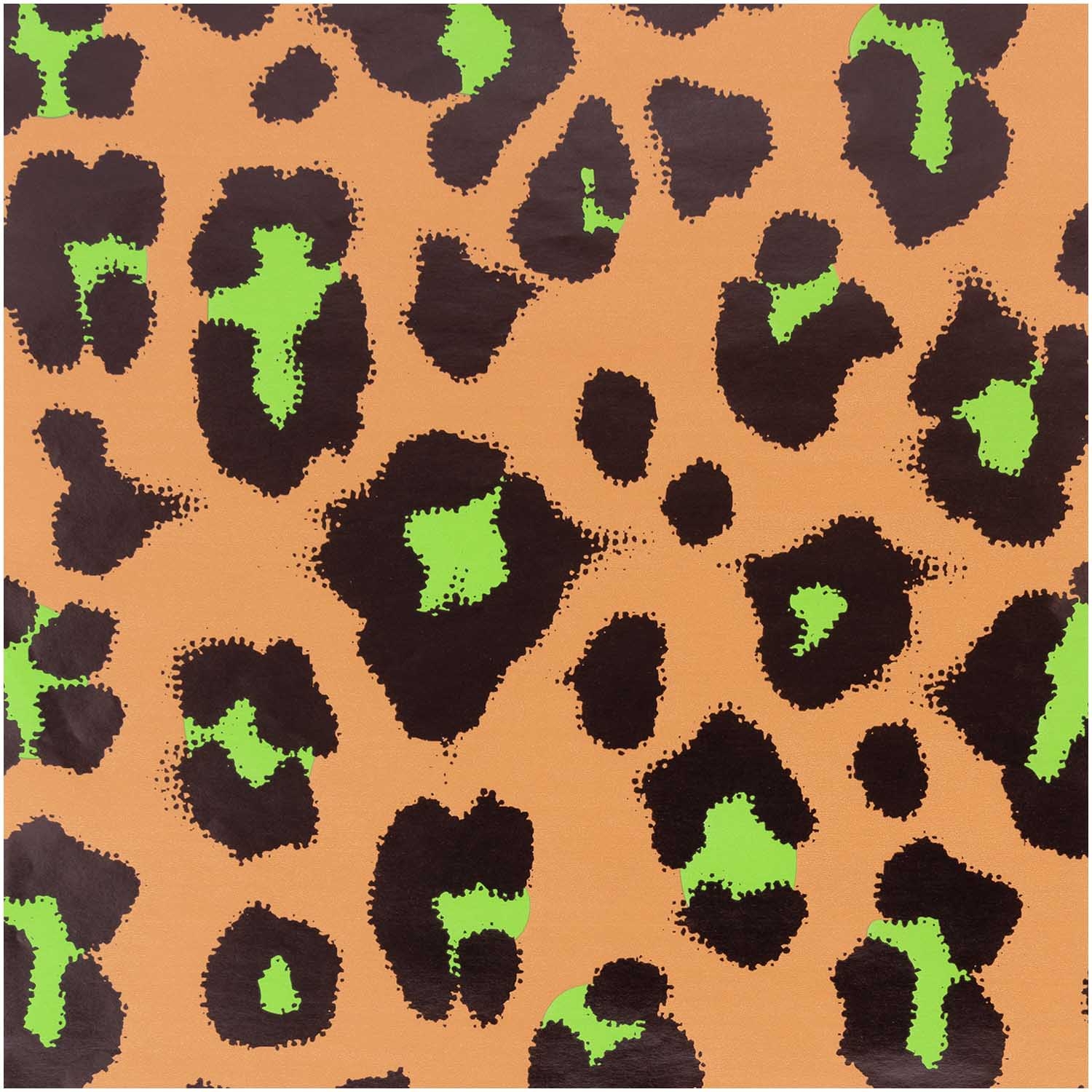 Geschenkpapier auf Rolle, "Acid Leo"- Braun 3m Geschenkpapier auf Rolle, "Acid Leo"- Braun 3m