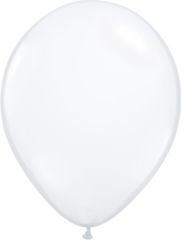 Qualatex Latexballon Transparent, Diamond Clear Ø 13cm Qualatex Latexballon Transparent, Diamond Clear Ø 13cm