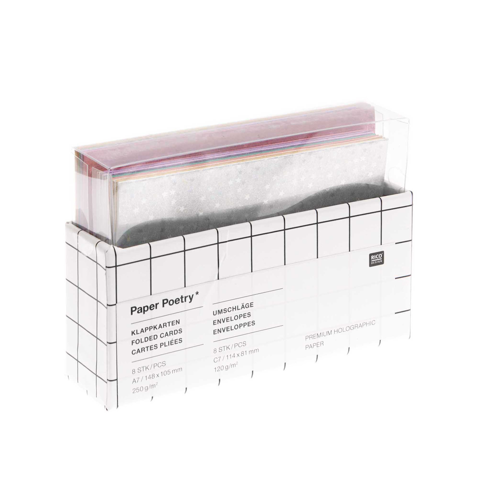 Kartenset "Sterne Holo/Rainbow" DIN A7 Kartenset "Sterne Holo/Rainbow" DIN A7