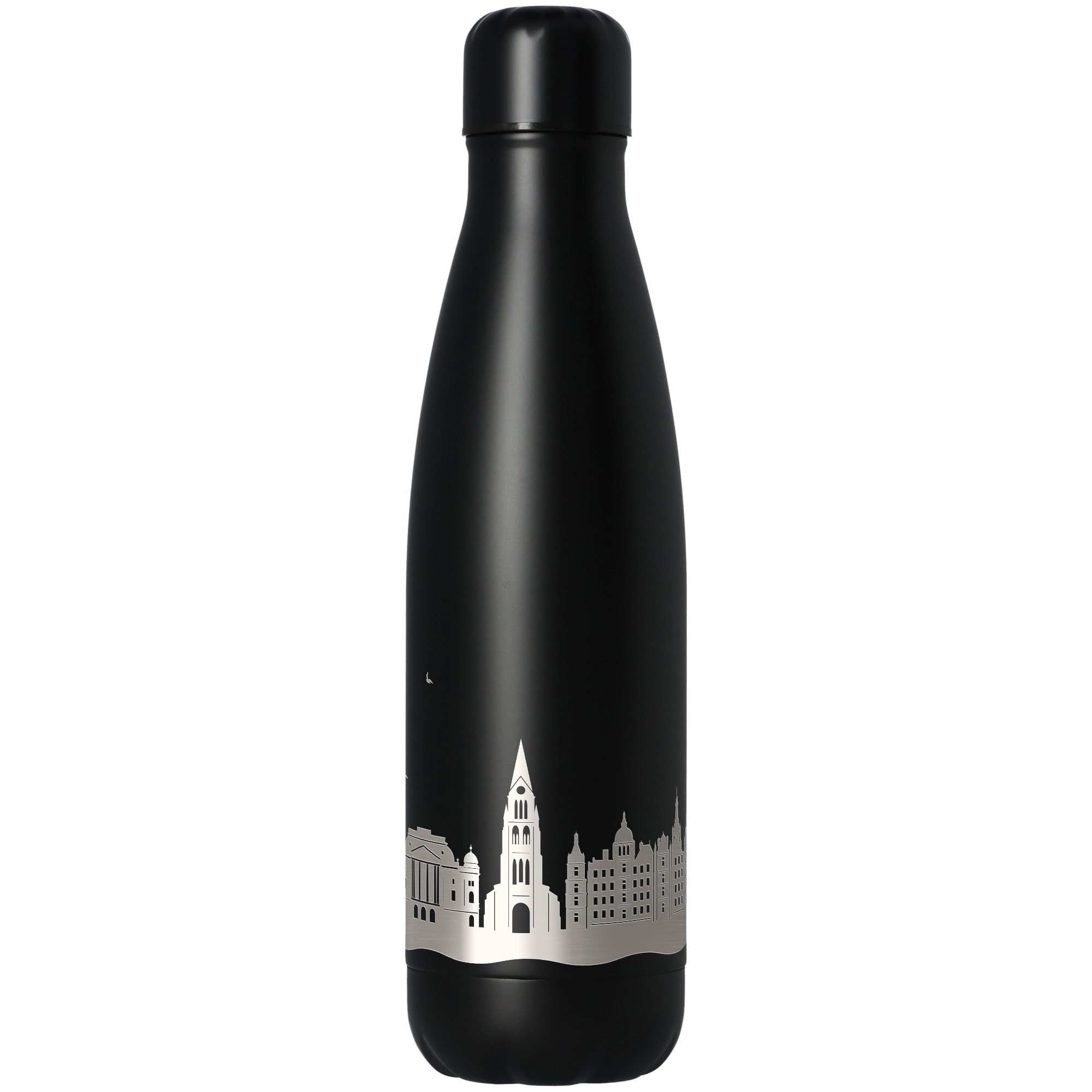 6de2e0b8c8dfbebace5f0977ed86d3a4cc986b6f Trinkflasche Skyline Schwerin Schwarz 500ml
