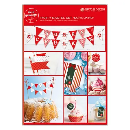 DIY Party Bastel-Set Schulkind