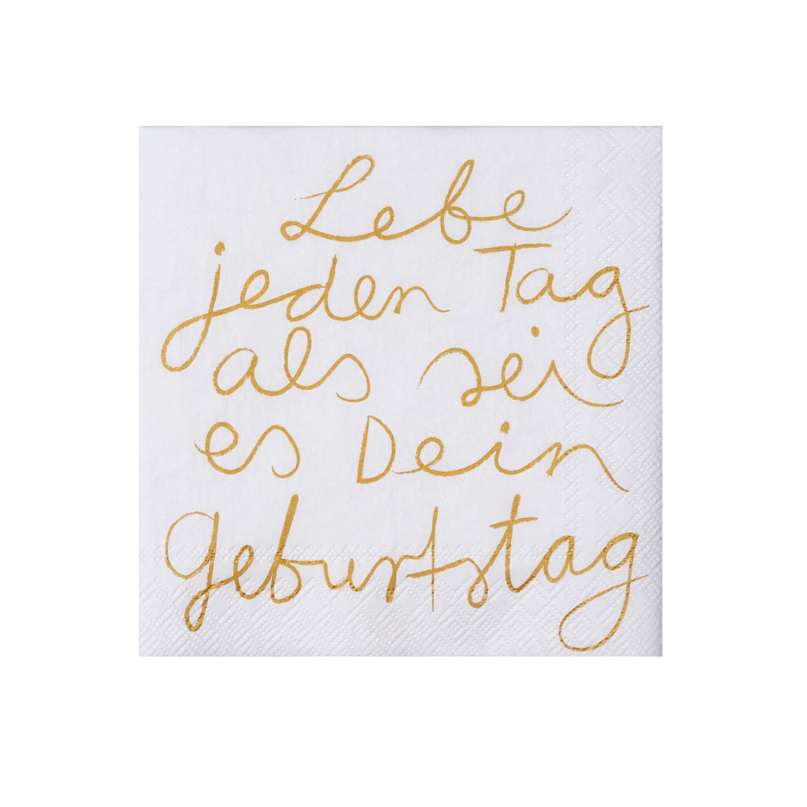 RĂ€der Design - 20 Cocktailservietten "Lebe jeden Tag als sei es dein Geburtstag" RĂ€der Design - 20 Cocktailservietten "Lebe jeden Tag als sei es dein Geburtstag"