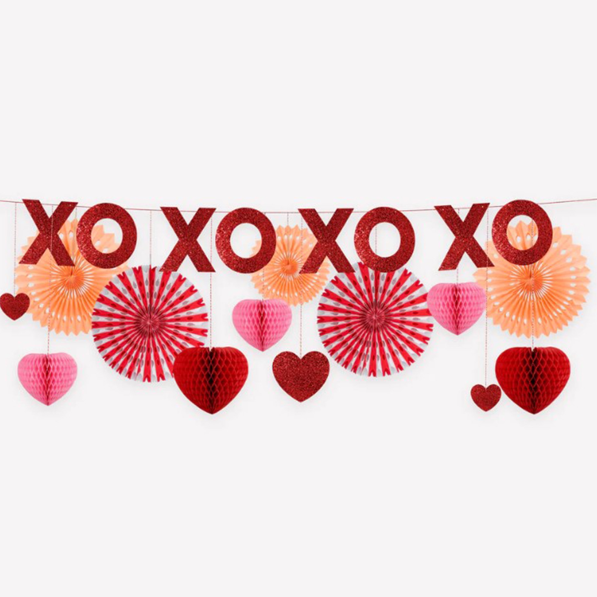 Meri Meri - XoXo Herzen Girlande, 1,8 m Meri Meri - XoXo Herzen Girlande, 1,8 m