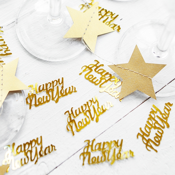 Happy New Year - Konfetti Gold, 3g Happy New Year - Konfetti Gold, 3g