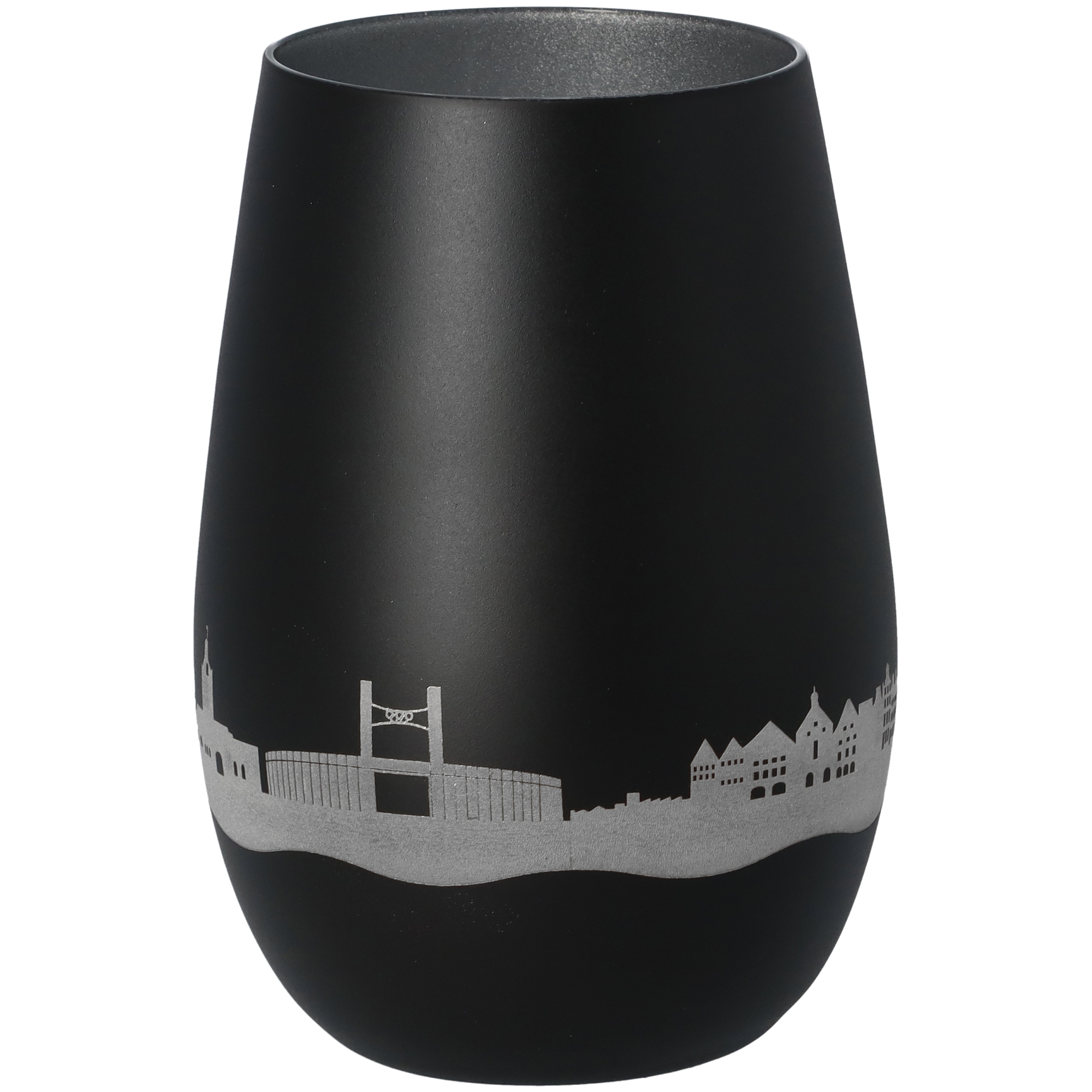 Windlicht Skyline Berlin Schwarz/Silber Windlicht Skyline Berlin Schwarz/Silber