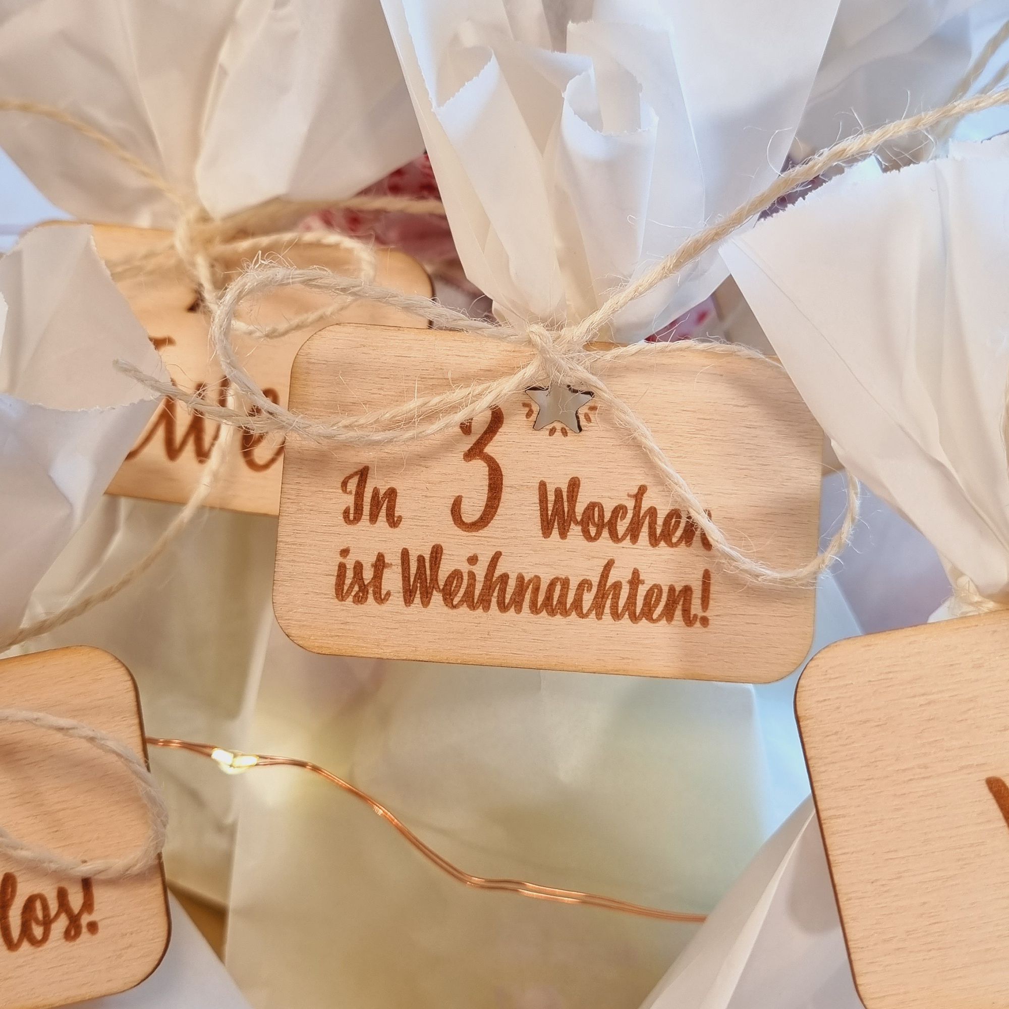 Adventskalender Anhänger 1-24 Holz Adventskalender Anhänger 1-24 Holz