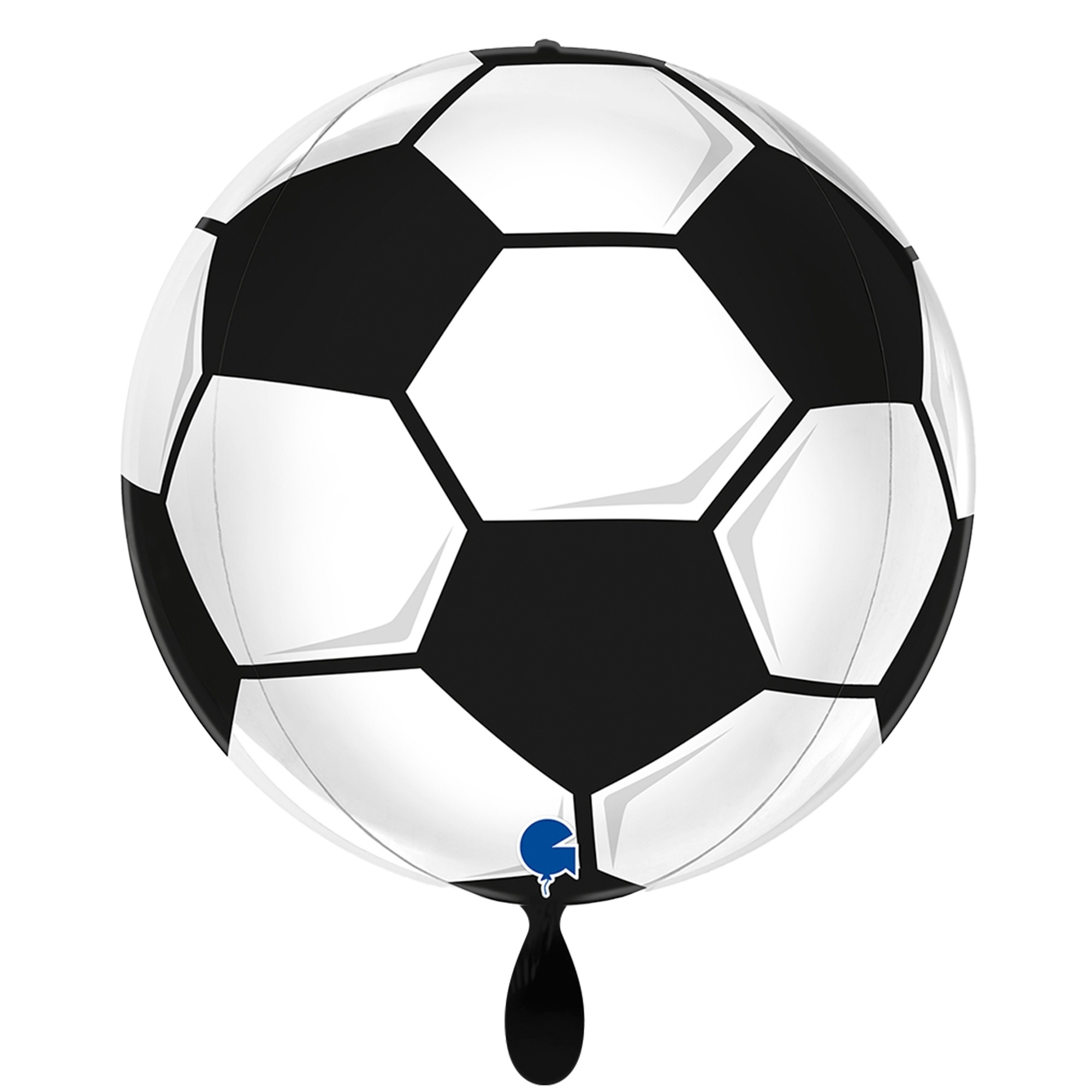 Folienballon Fußball 4D 40cm Kugel, Fußball, Sport