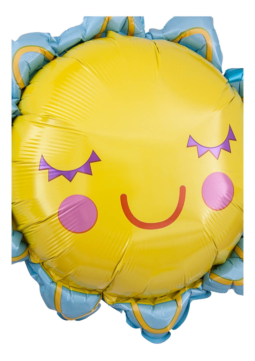 Folienballon Glückliche Sonne Baby Boy 76x76 cm