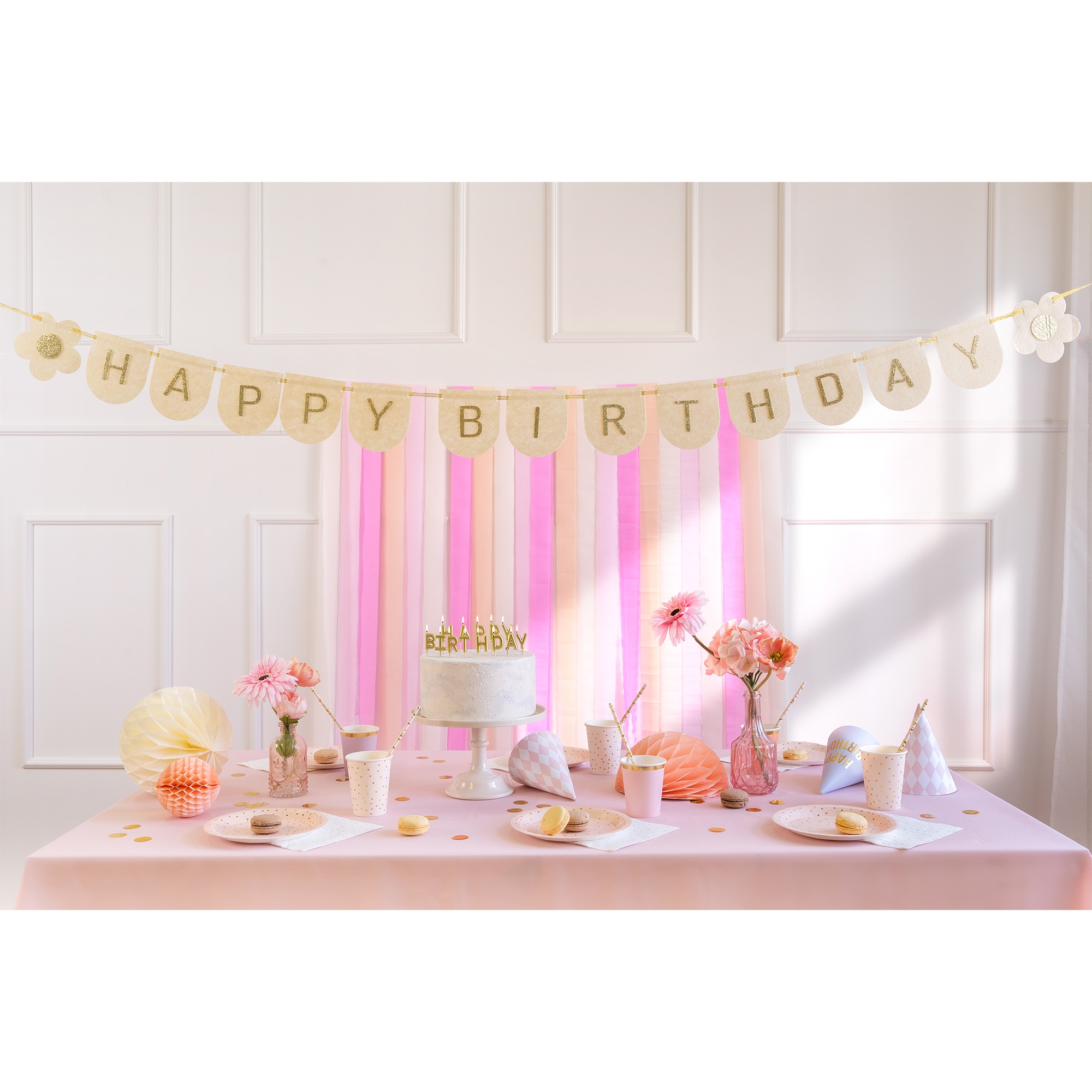 Girlande "Happy Birthday"