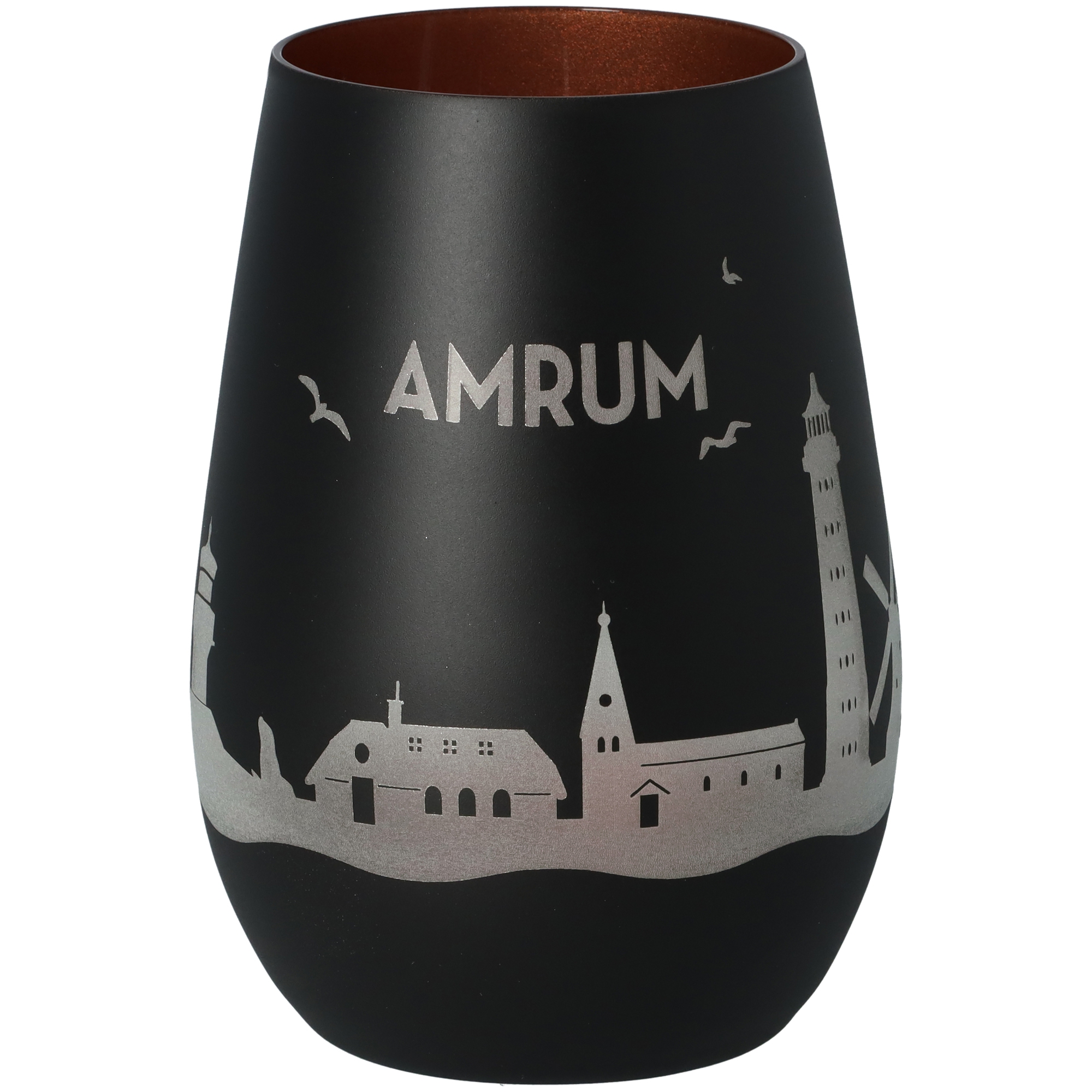 Windlicht Skyline Amrum Schwarz/Bronze Windlicht Skyline Amrum Schwarz/Bronze