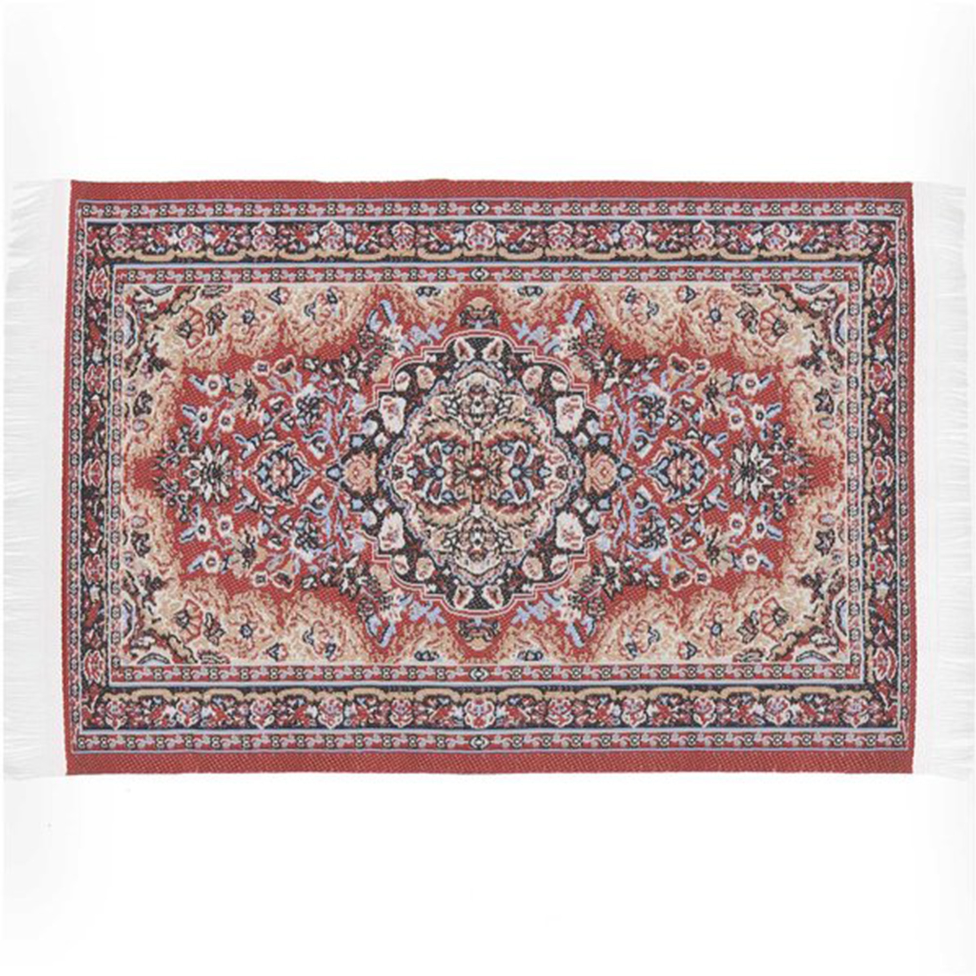 Miniatur "Teppich mit Muster" für die Wichteltür Dekoration für Zuhause, Teppich