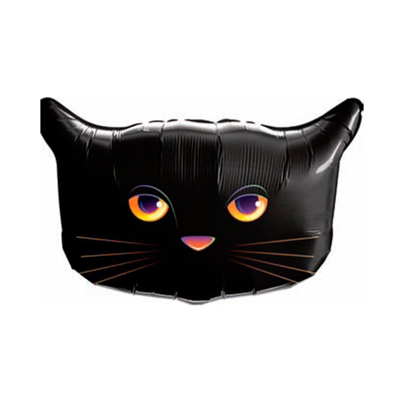 Folienballon Schwarze Katze 76cm