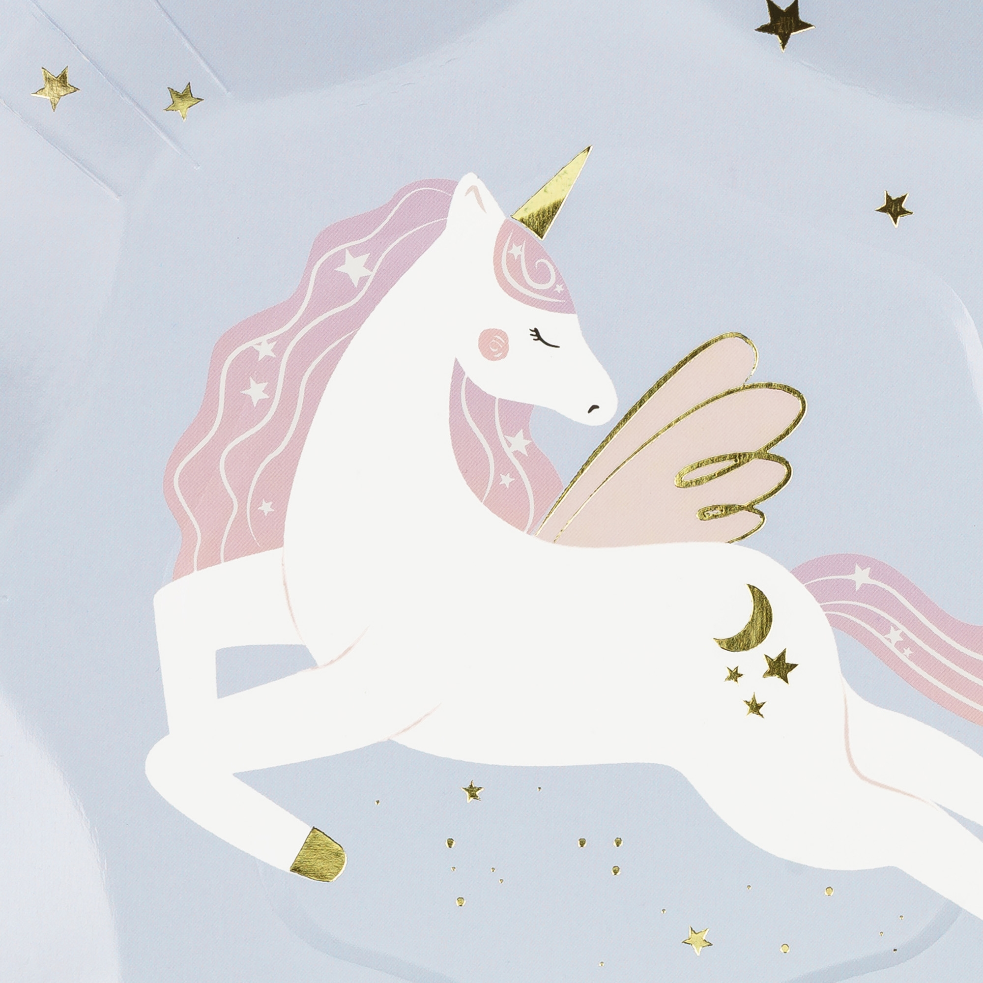 c47f2aa14910bed648a01feab6bb6b750a1b9792 6 Pappteller "Einhorn" 18 cm