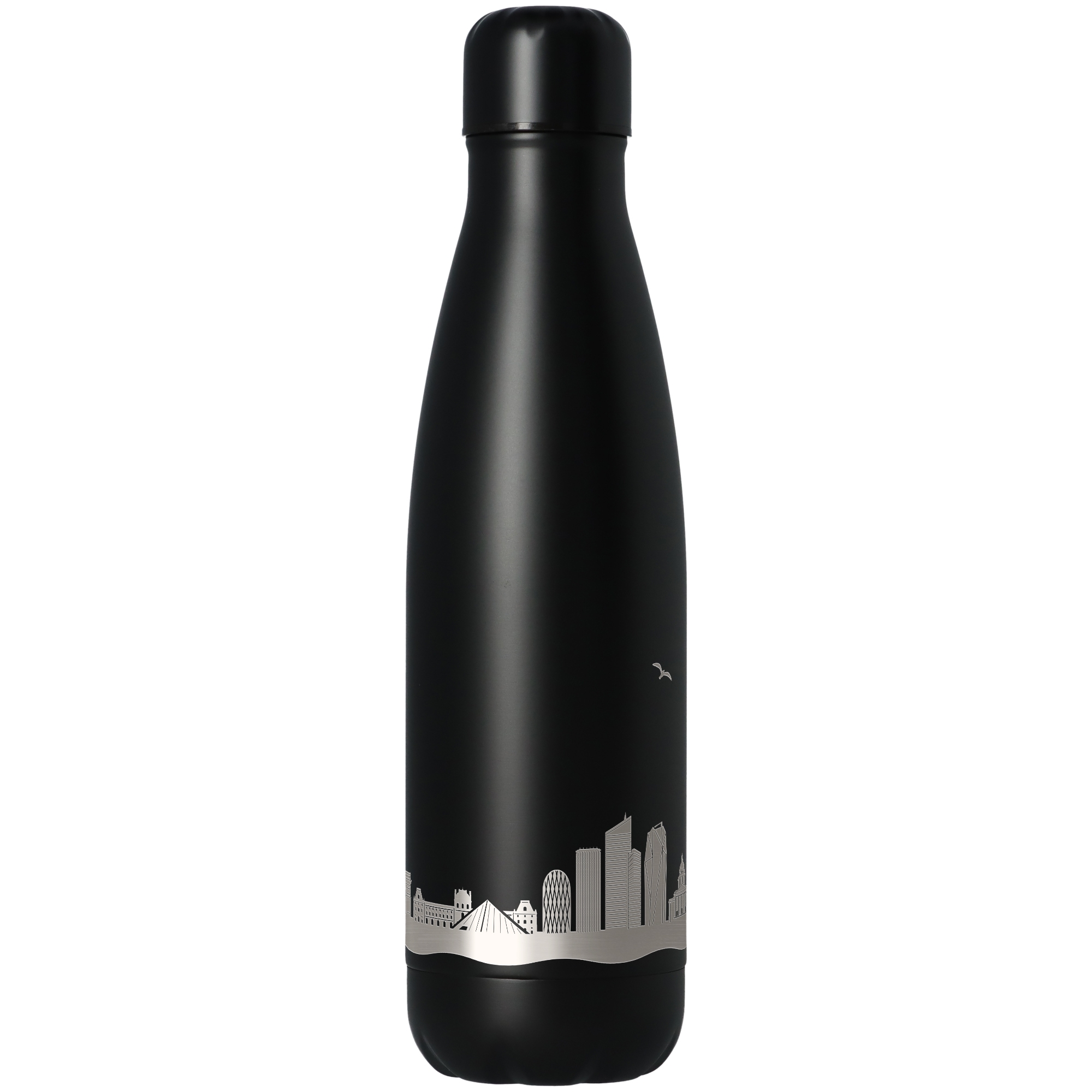 Trinkflasche Skyline Paris Schwarz 500ml
