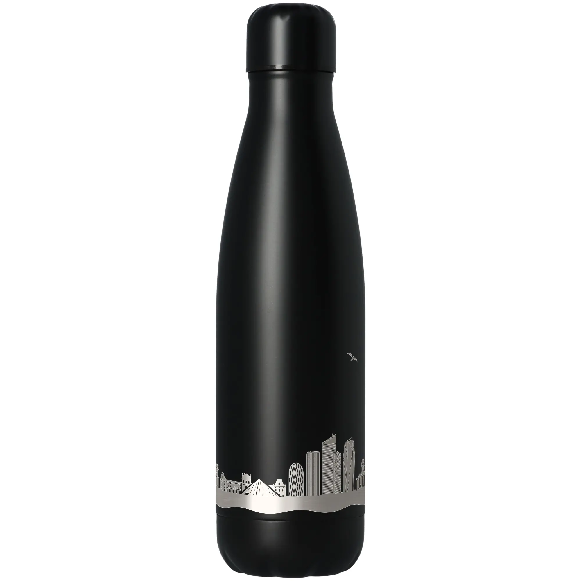 Trinkflasche Skyline Paris Schwarz 500ml