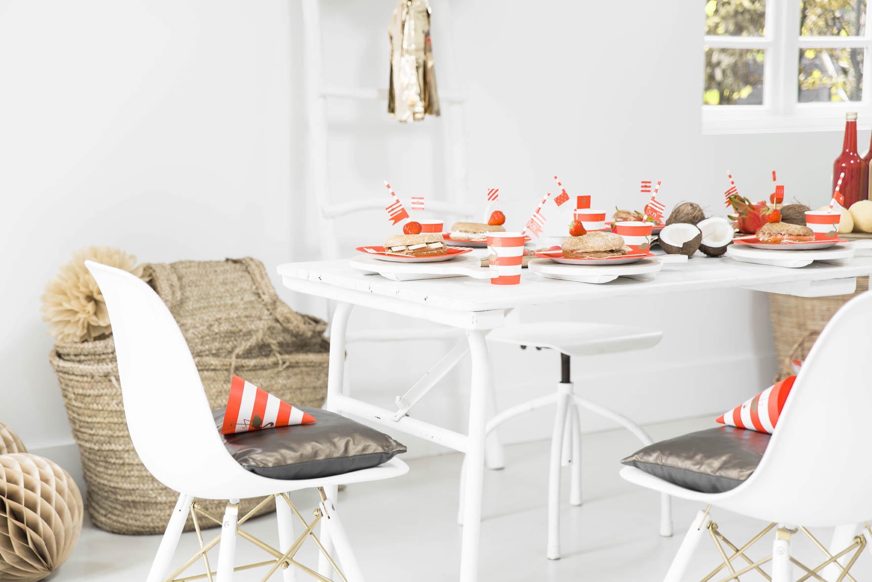 Flamingo - 10 Pappteller Korall Flamingo - 10 Pappteller Korall