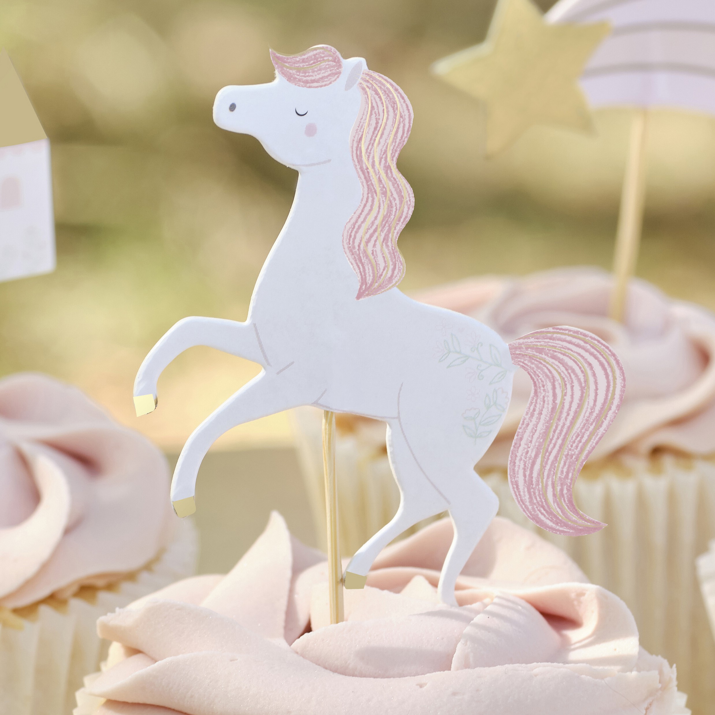 12 Cupcake Topper - Princess