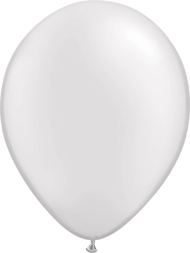 Qualatex Latexballon Pearl White Ø 30cm Qualatex Latexballon Pearl White Ø 30cm