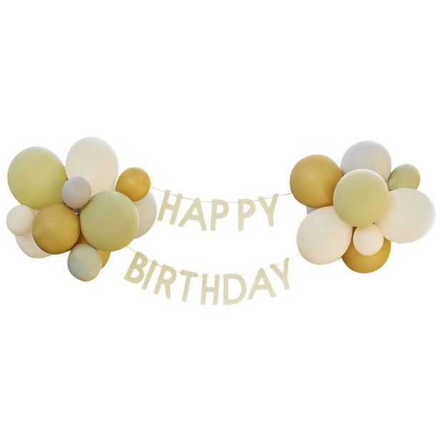 Let´s go WILD - DIY Girlandenset mit Ballons "Happy Birthday" Let´s go WILD - DIY Girlandenset mit Ballons "Happy Birthday"