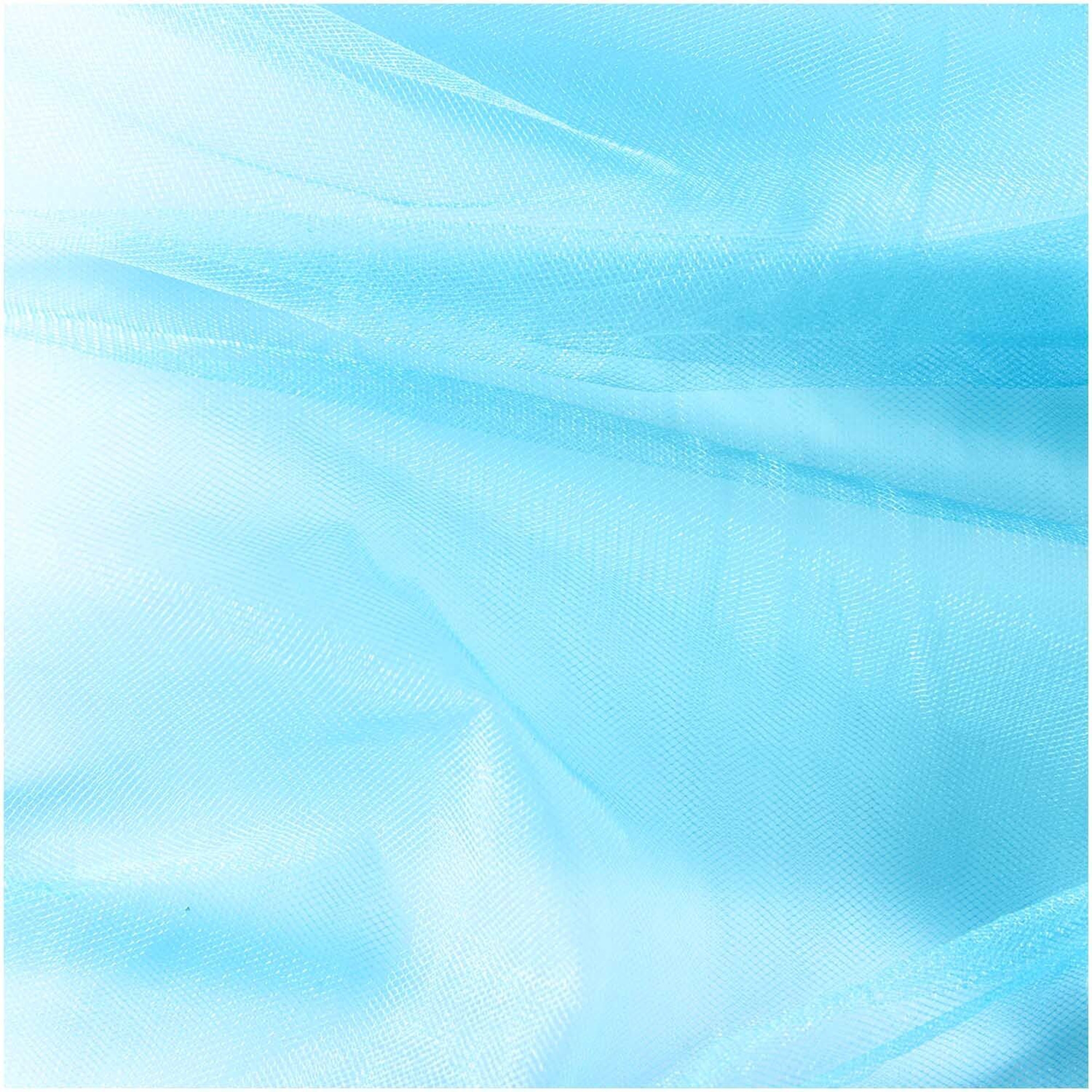 Tüll in Blau 5 m x 50 cm