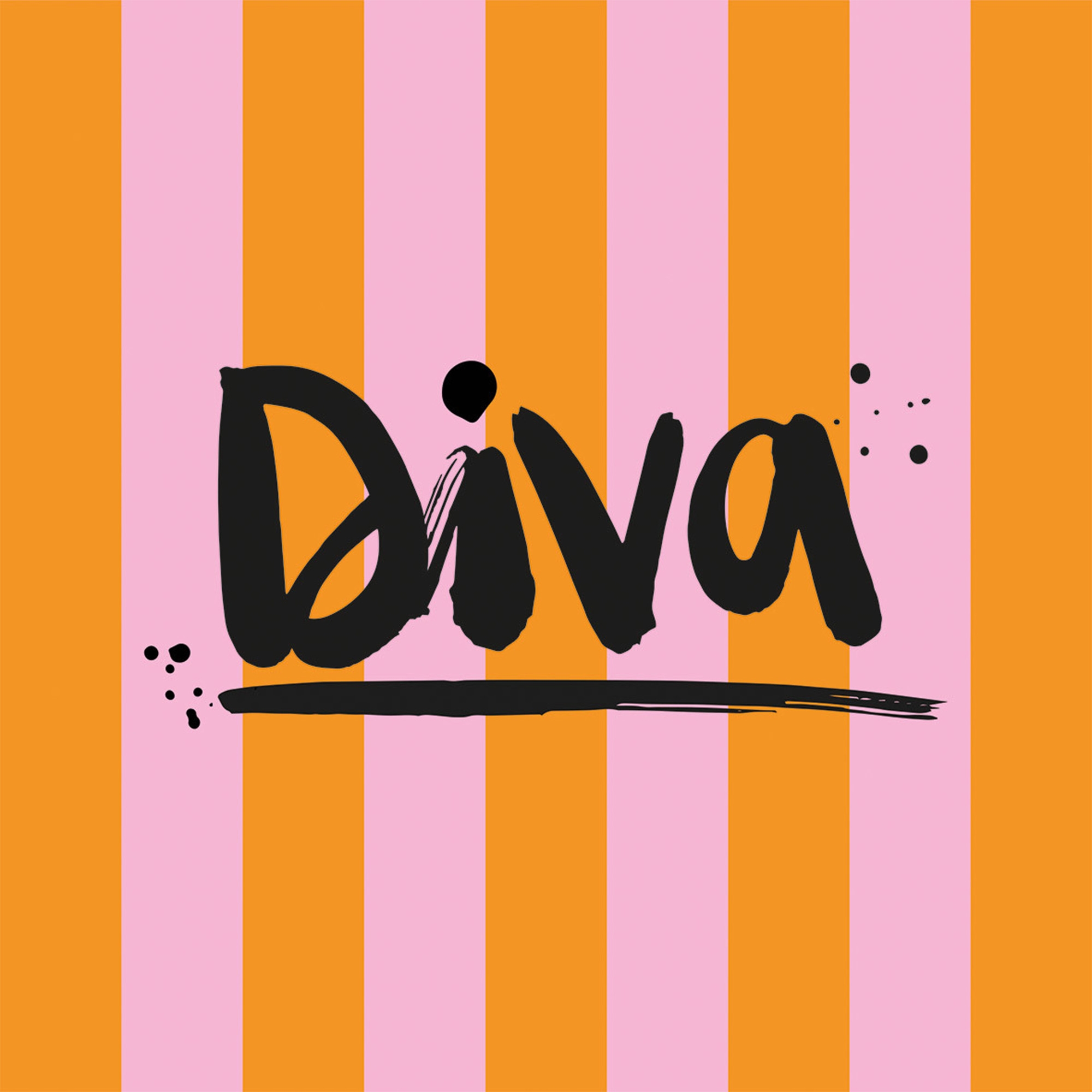 20 Servietten "Diva" Logo, Kunst, Grafiken