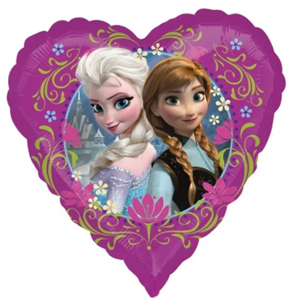 Herz-Luftballon, Elsa, Anna, Disney, Kinder-Geschenk