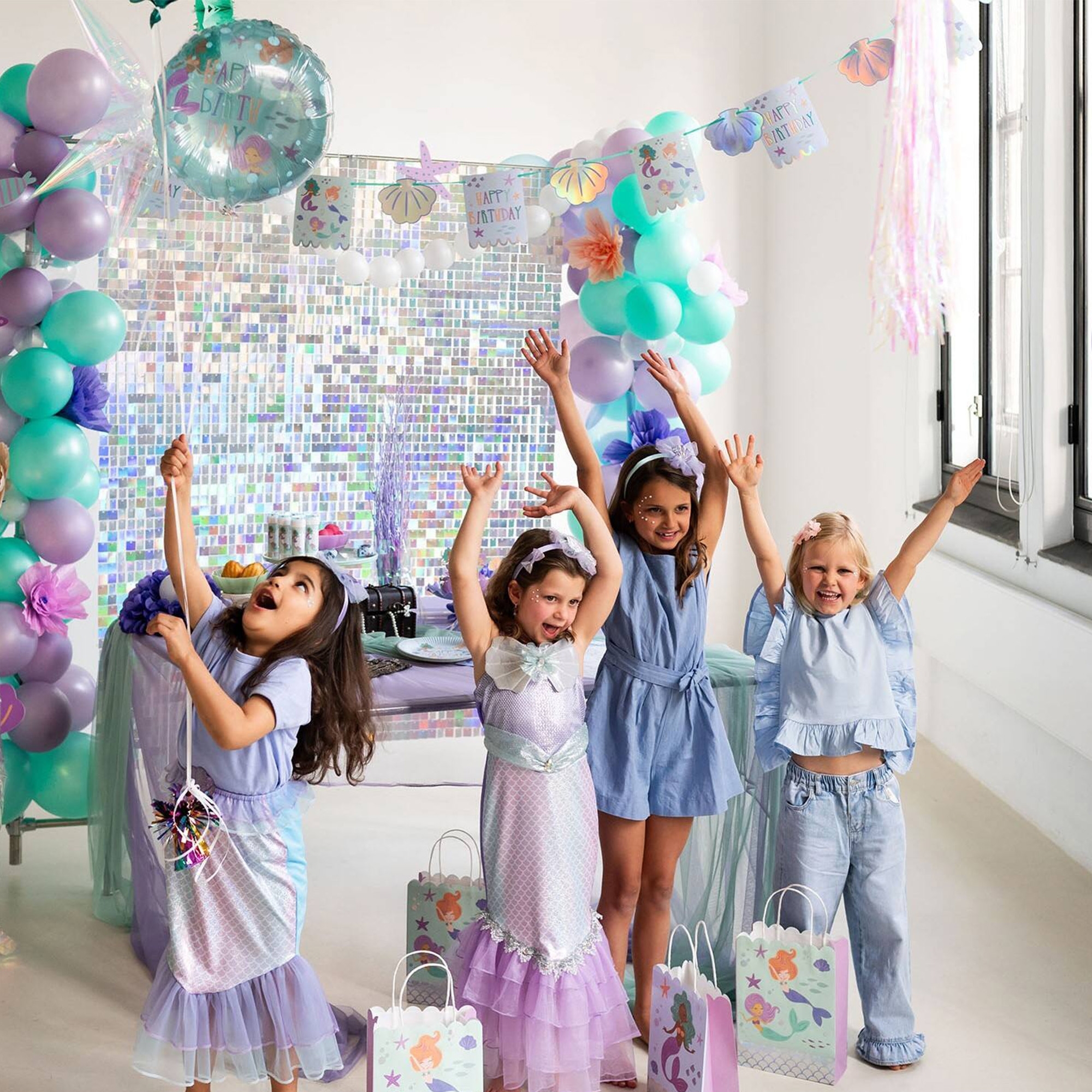 Folienballon "Mermaid Magic" 45 cm Leute, Person, Feiert, Kind, Mädchen