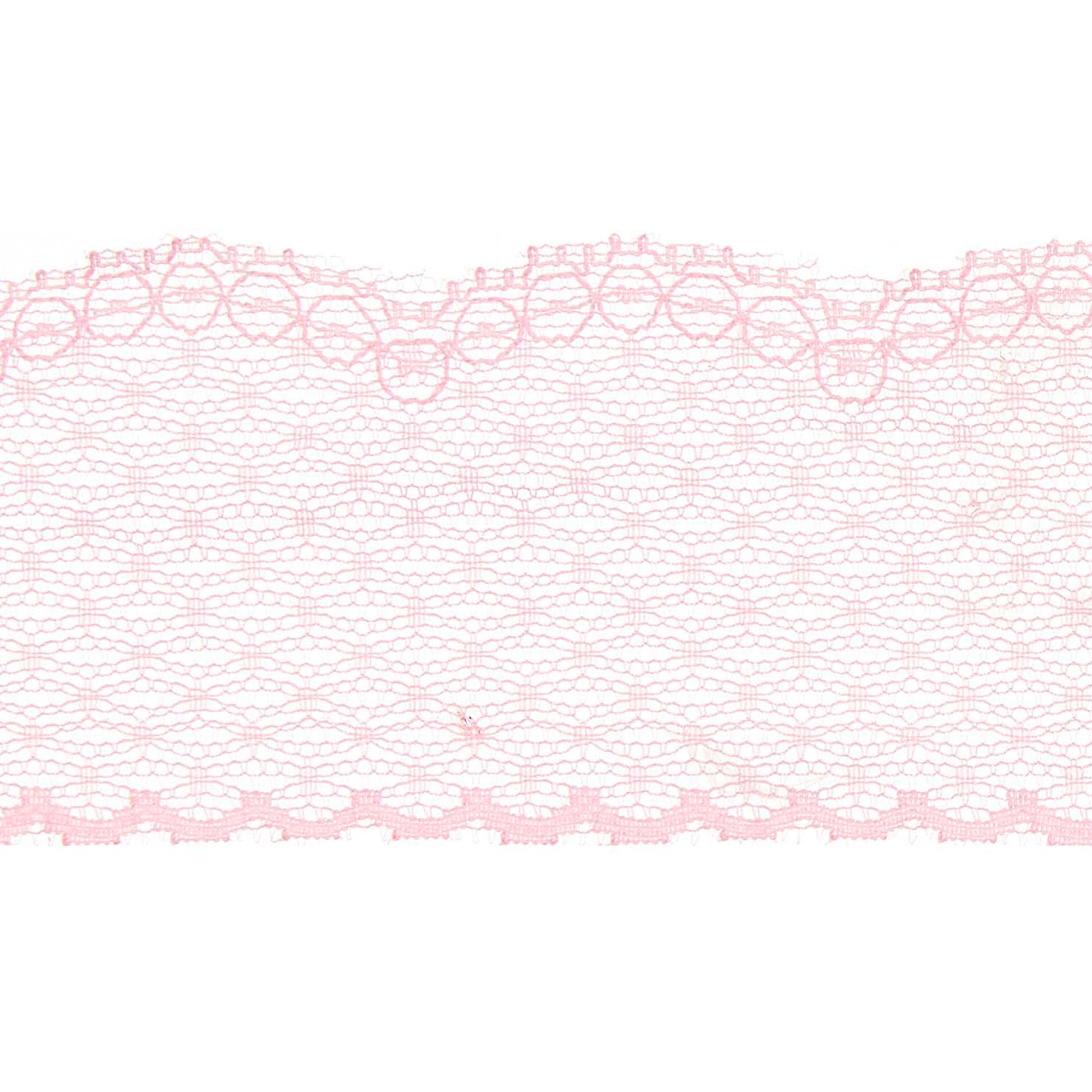 Spitzenband Pünktchen, Rosa 58mm / 3m Spitzenband Pünktchen, Rosa 58mm / 3m