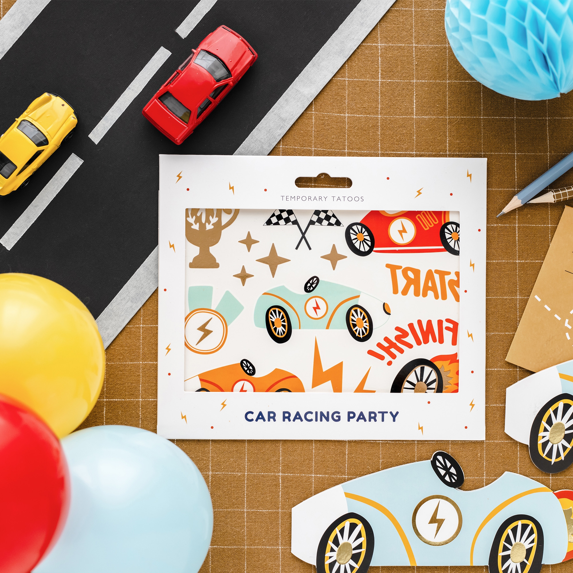 Abwaschbare Tattoos "Autos" Abwaschbare Tattoos "Autos"
