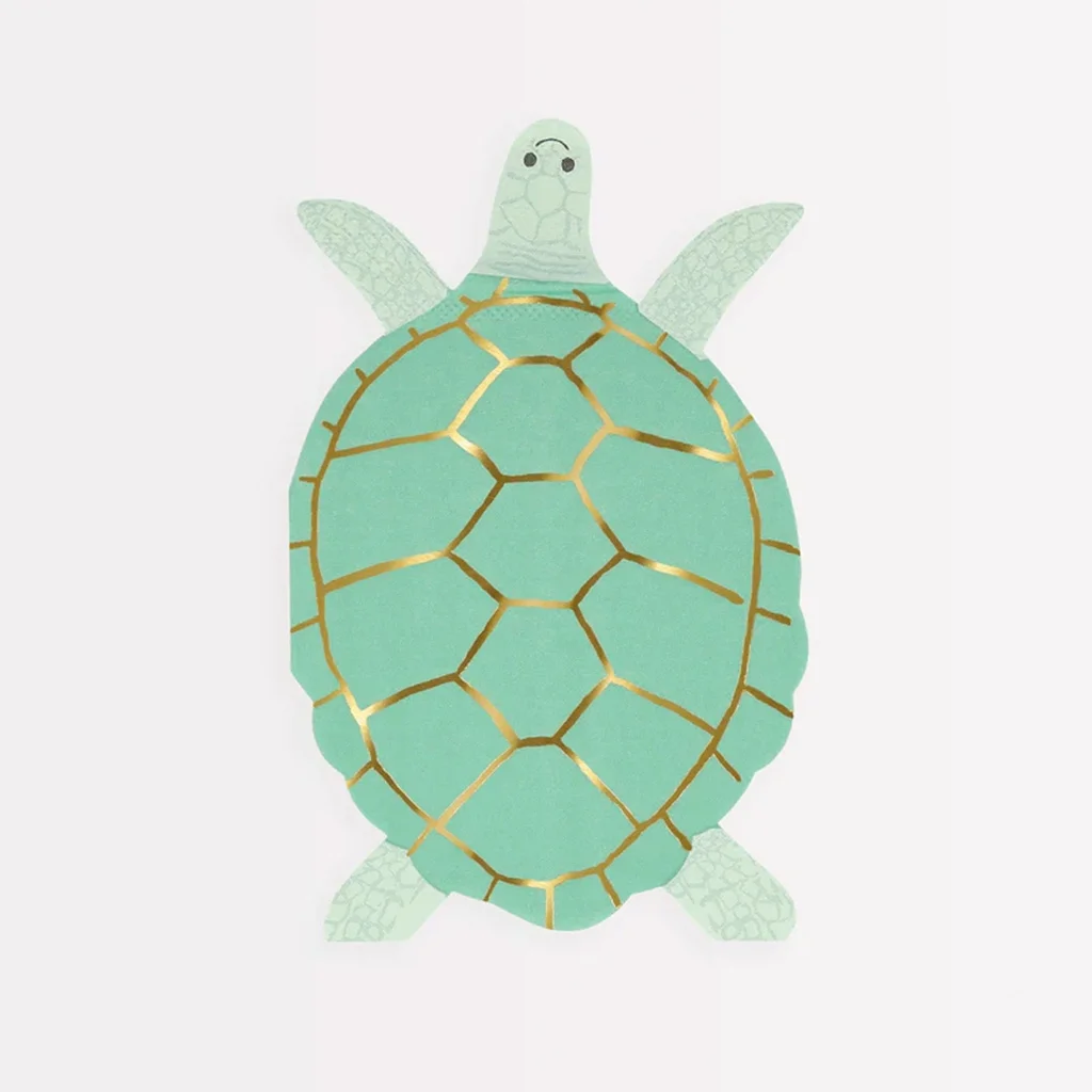 Meri Meri - 16 Servietten "Schildkröte"