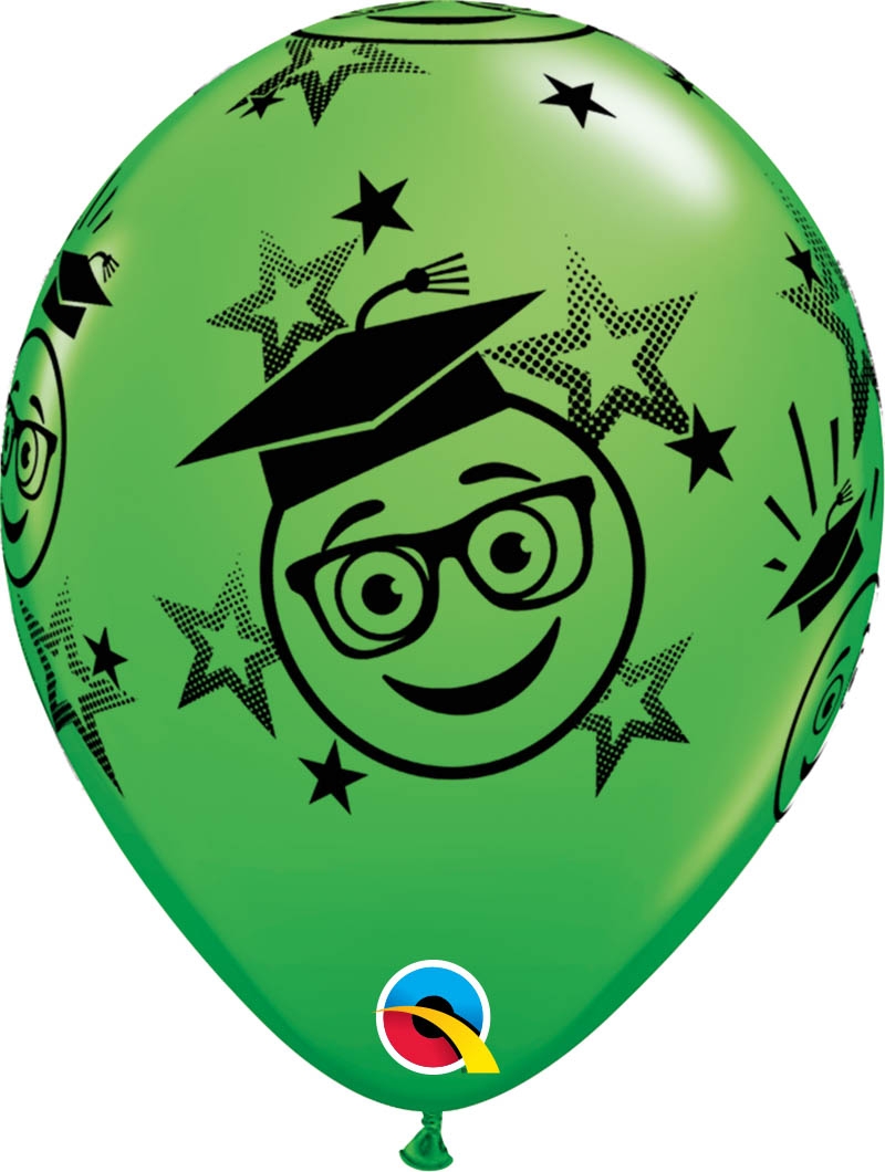 Qualatex Latexballon Bachelor Emojis verschiedene Farben Ø 30cm Qualatex Latexballon Bachelor Emojis verschiedene Farben Ø 30cm