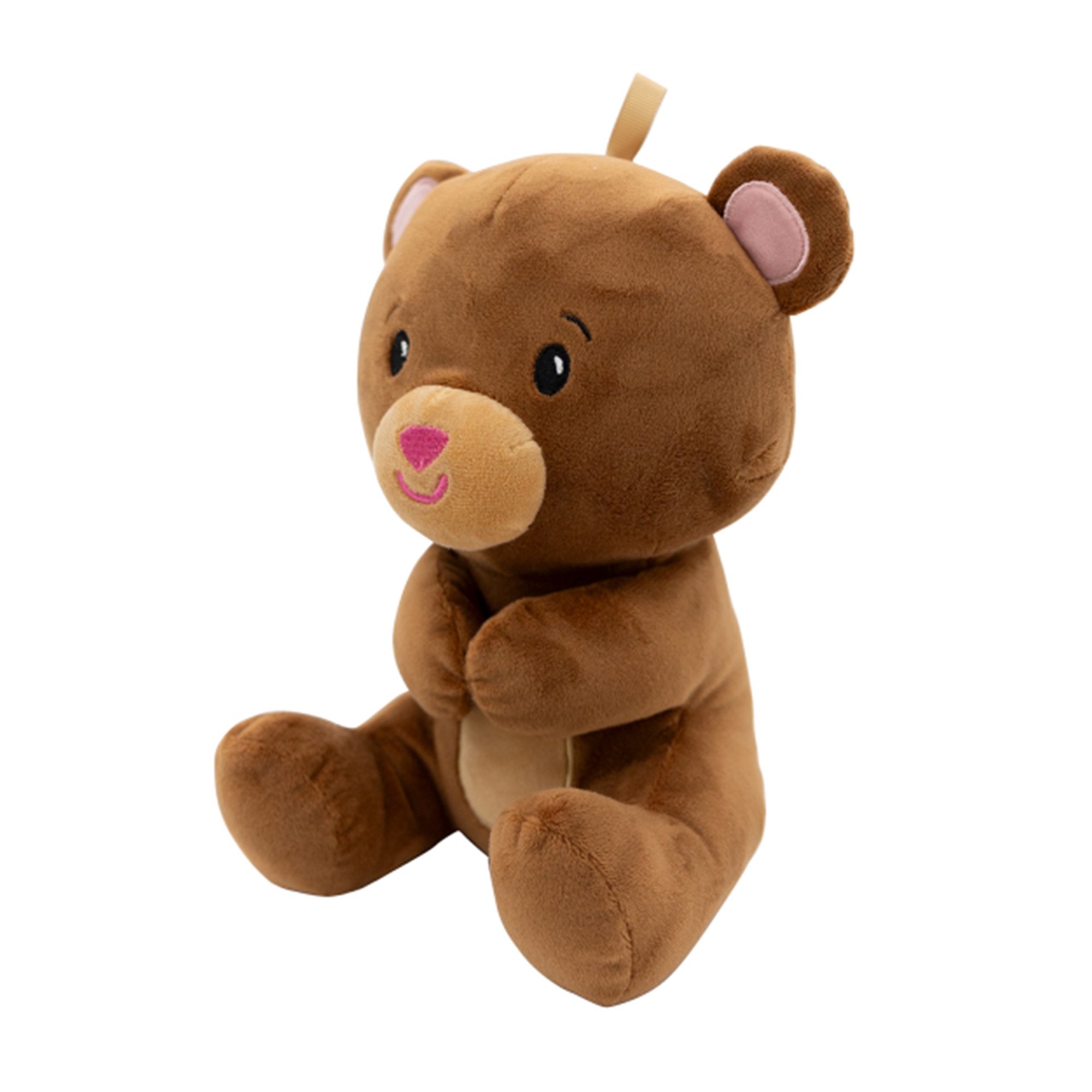 2-in-1 Plüschtier-Ballongewicht "Braunbär" 21 cm Plüsch, Spielzeug, Teddybär